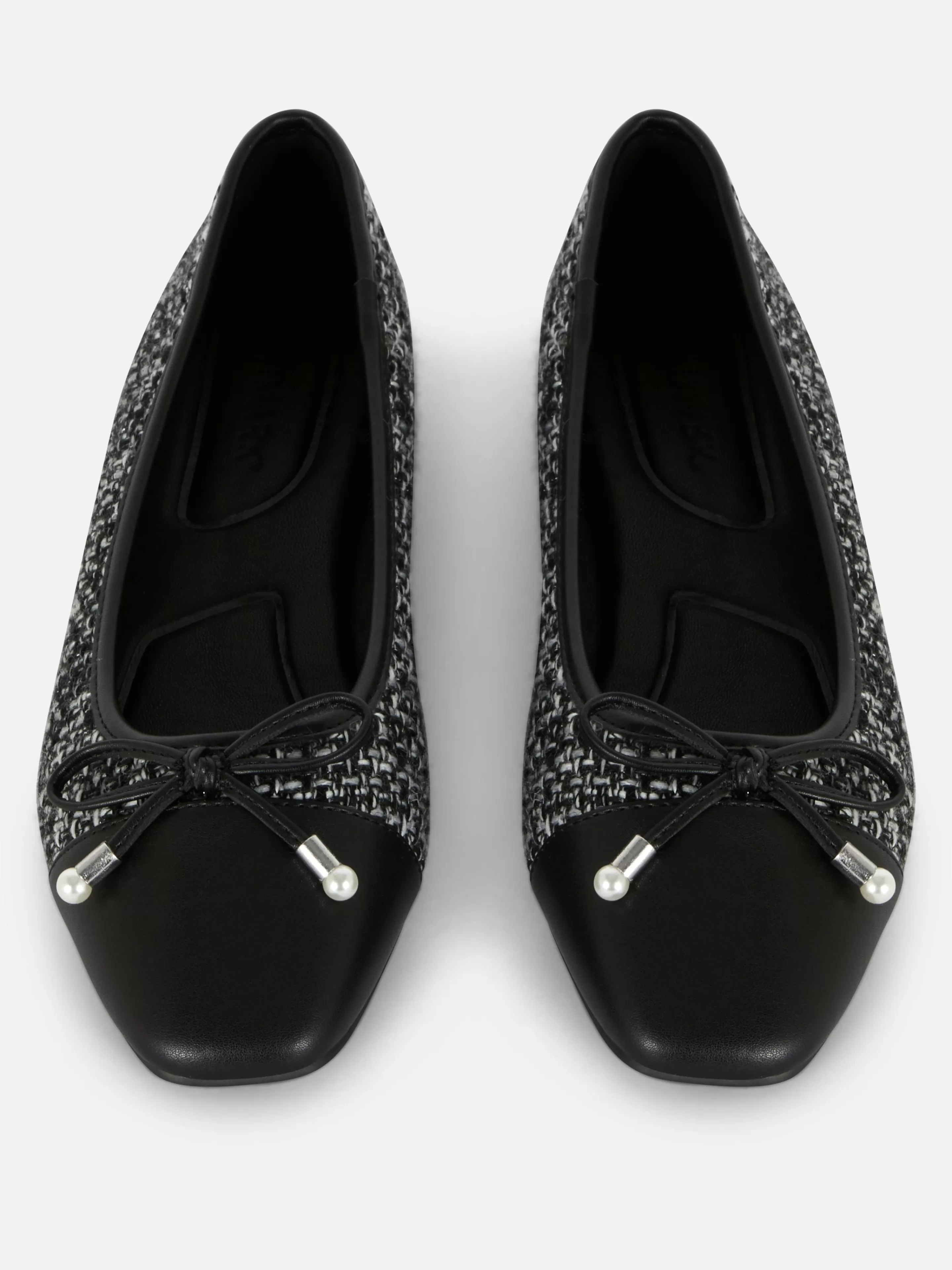 Ballerines Effet Bouclé à Bout Contrasté-Primark Sale