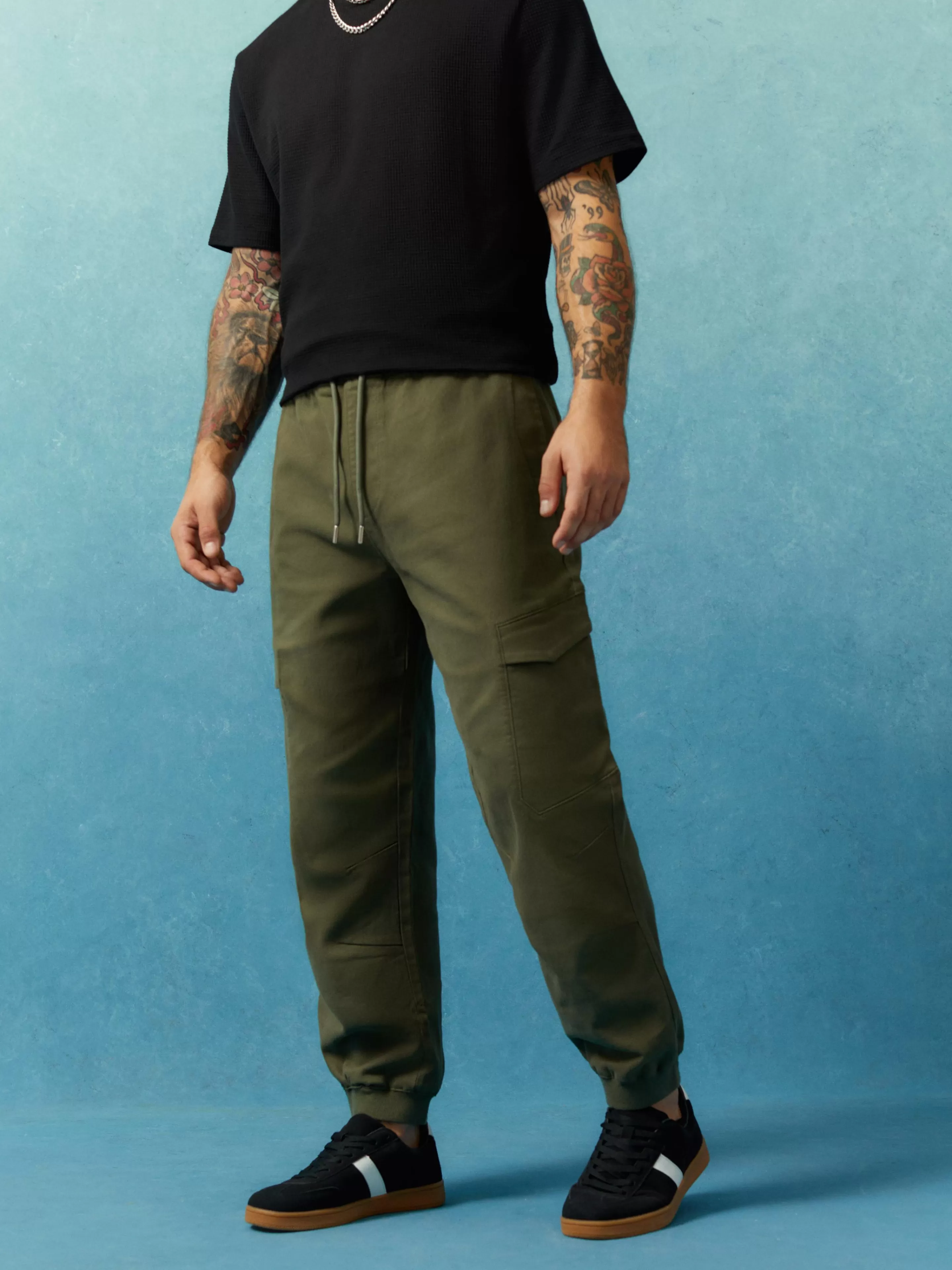 Bas De Jogging Cargo Stretch à Coupe Décontractée-Primark Cheap