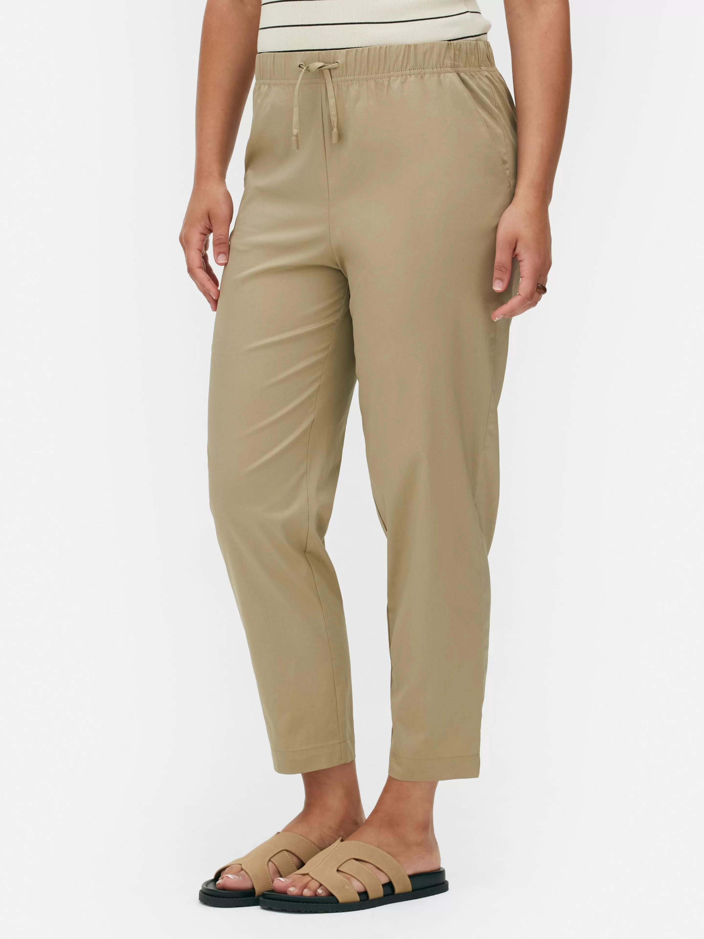 Bas De Jogging Fuselé En Popeline-Primark Flash Sale