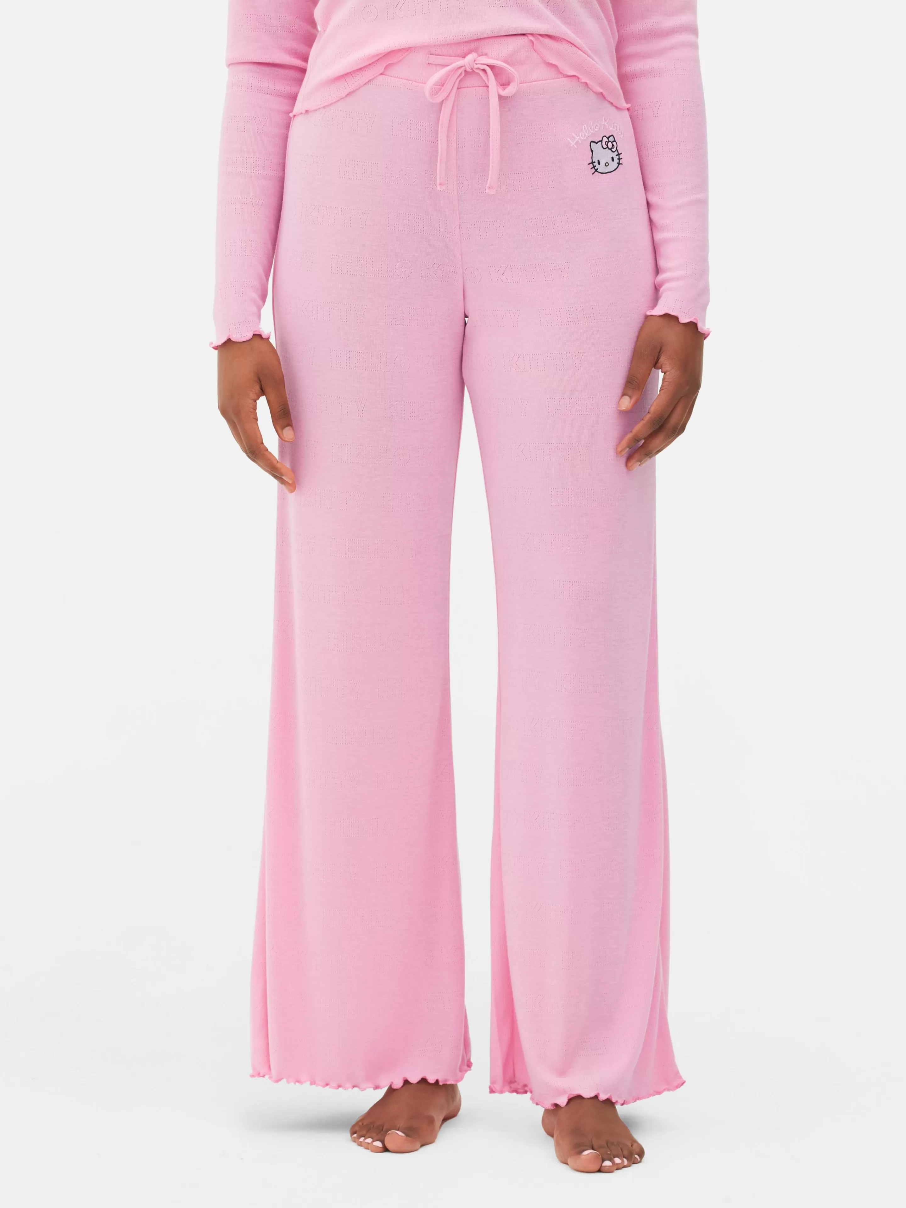 Bas De Pyjama En Pointelle Hello Kitty-Primark New