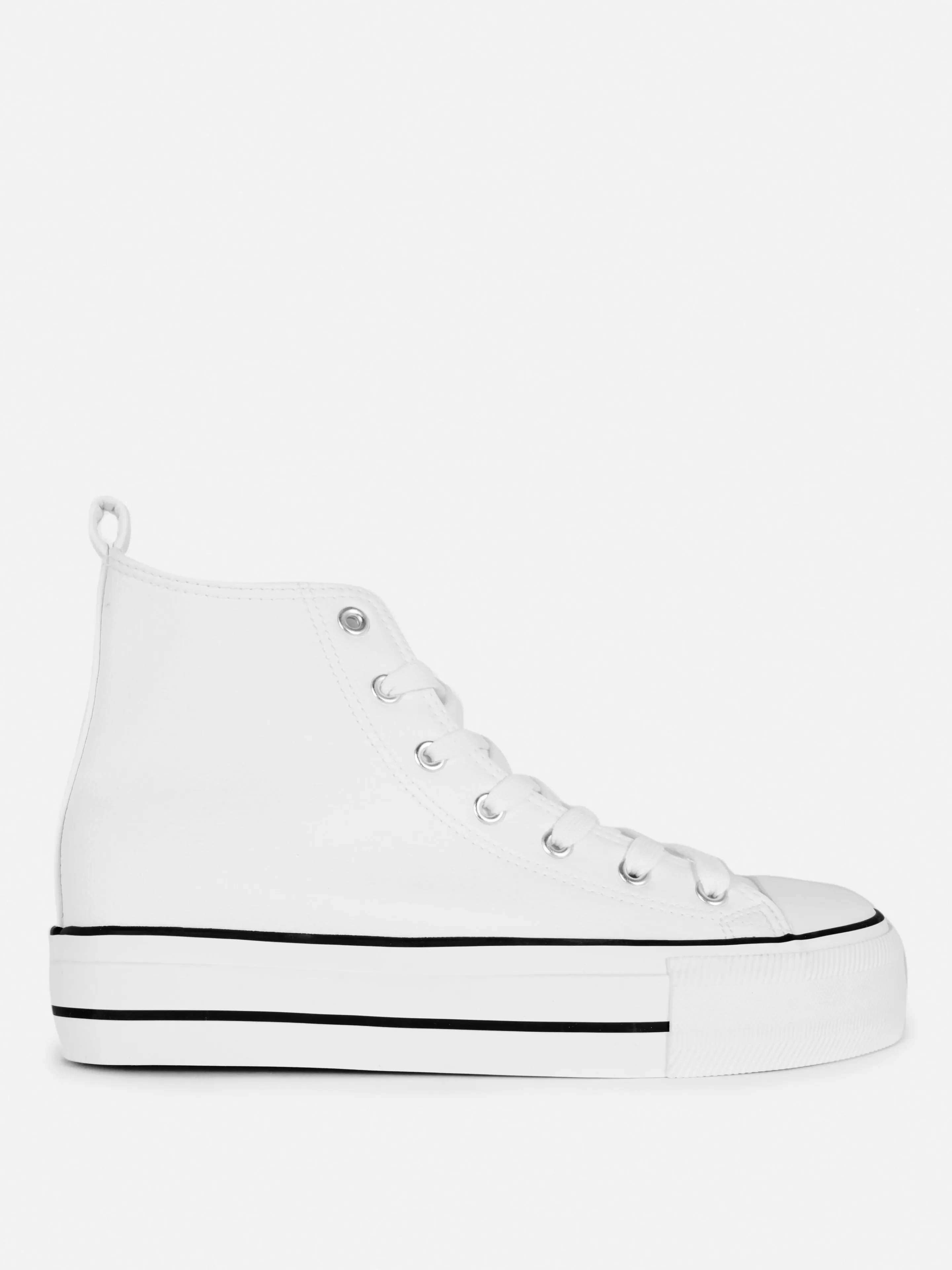 Baskets Montantes Compensées En Simili Cuir-Primark Sale