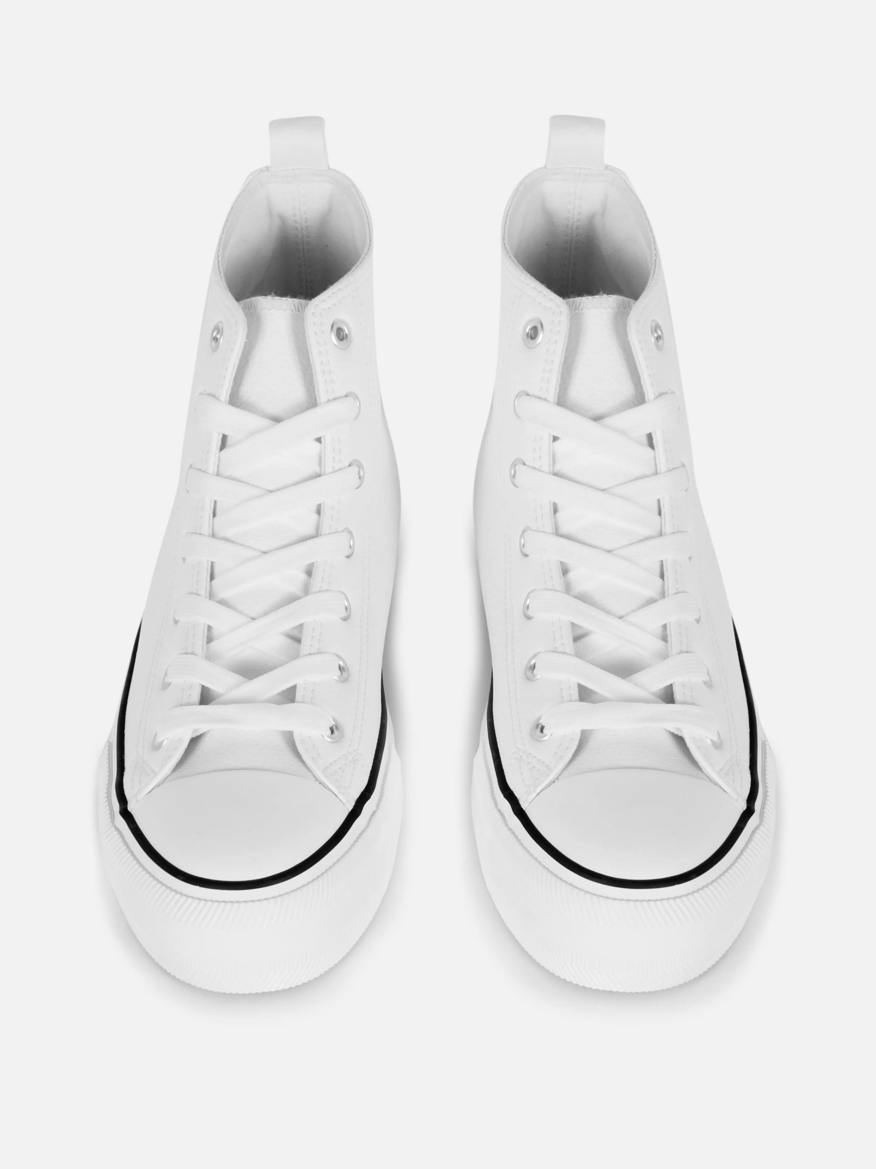 Baskets Montantes Compensées En Simili Cuir-Primark Sale