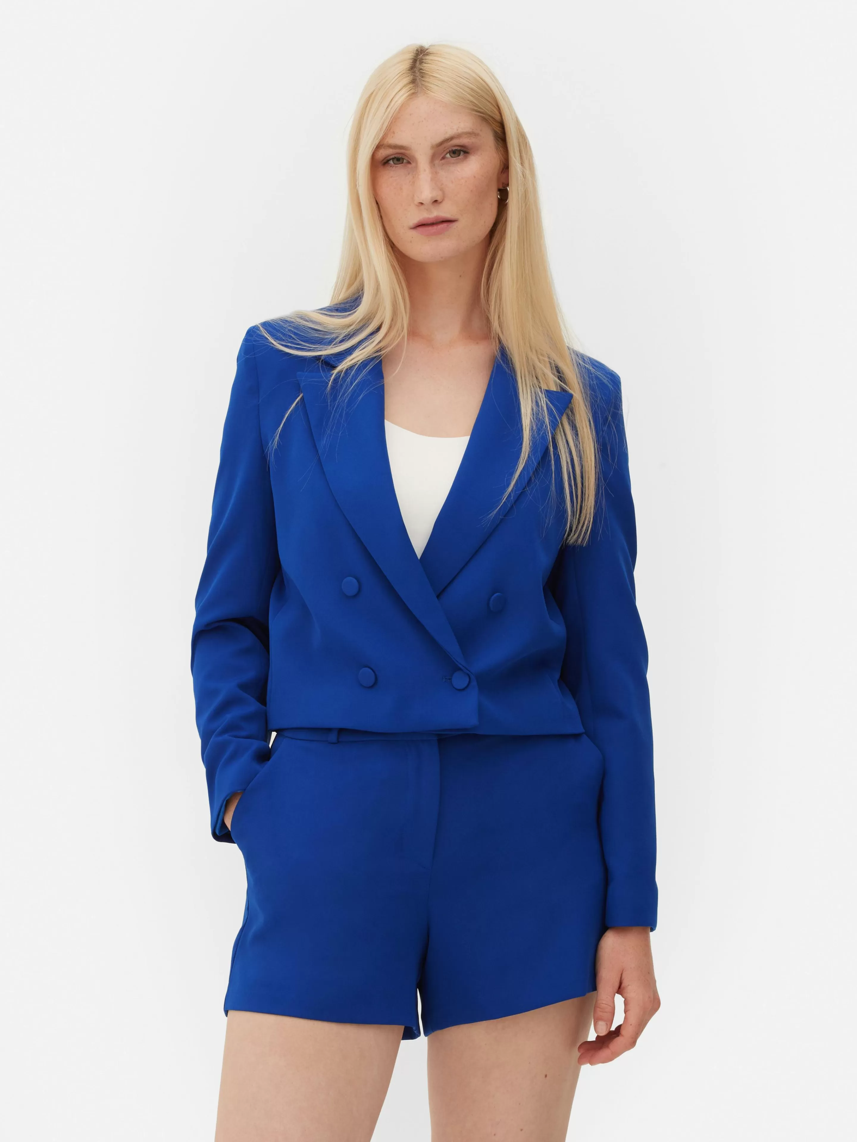 Blazer Court à Boutonnage Croisé à Coordonner-Primark Clearance