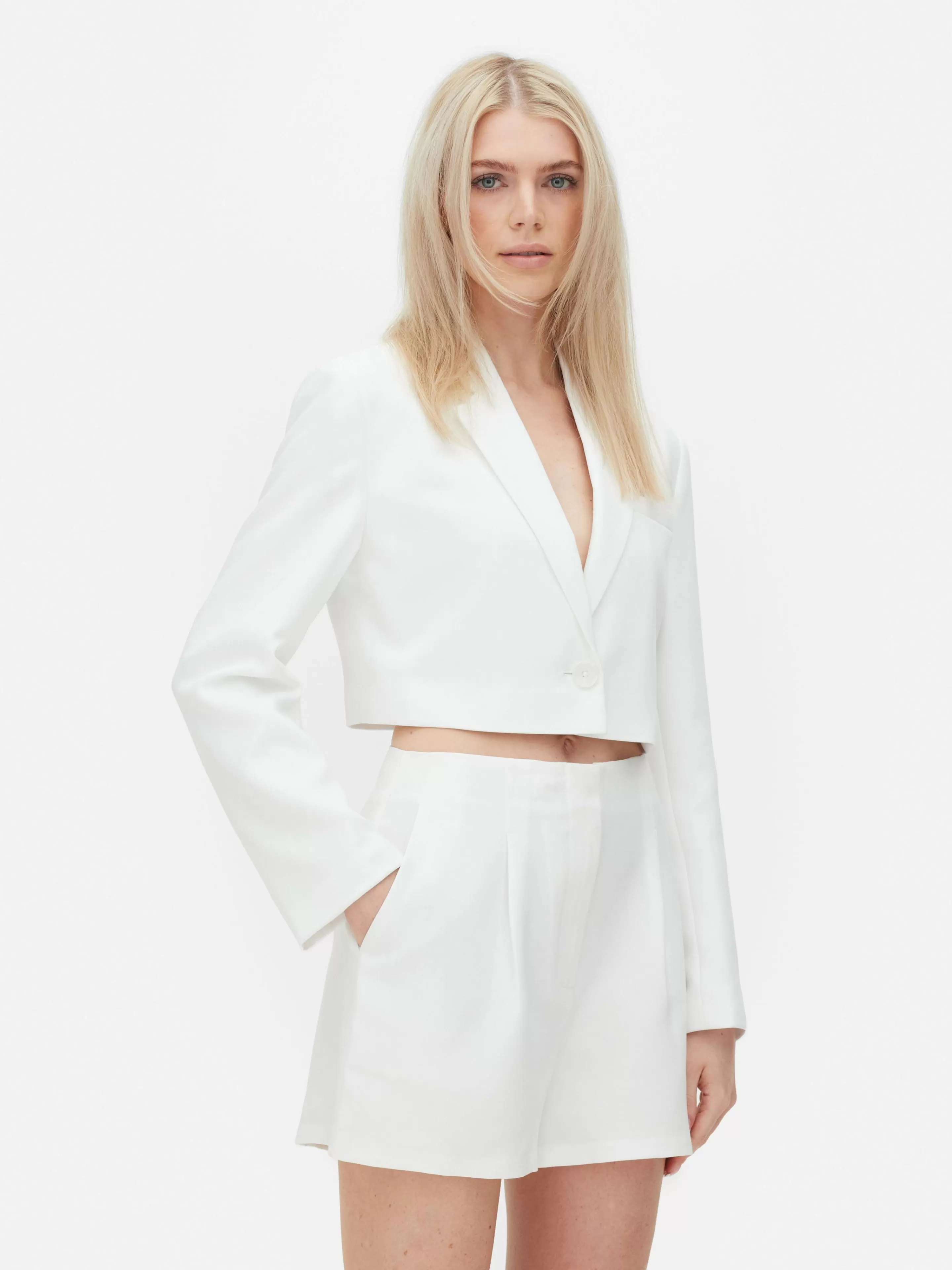 Blazer Court à Boutonnage Simple Luna-Primark Online