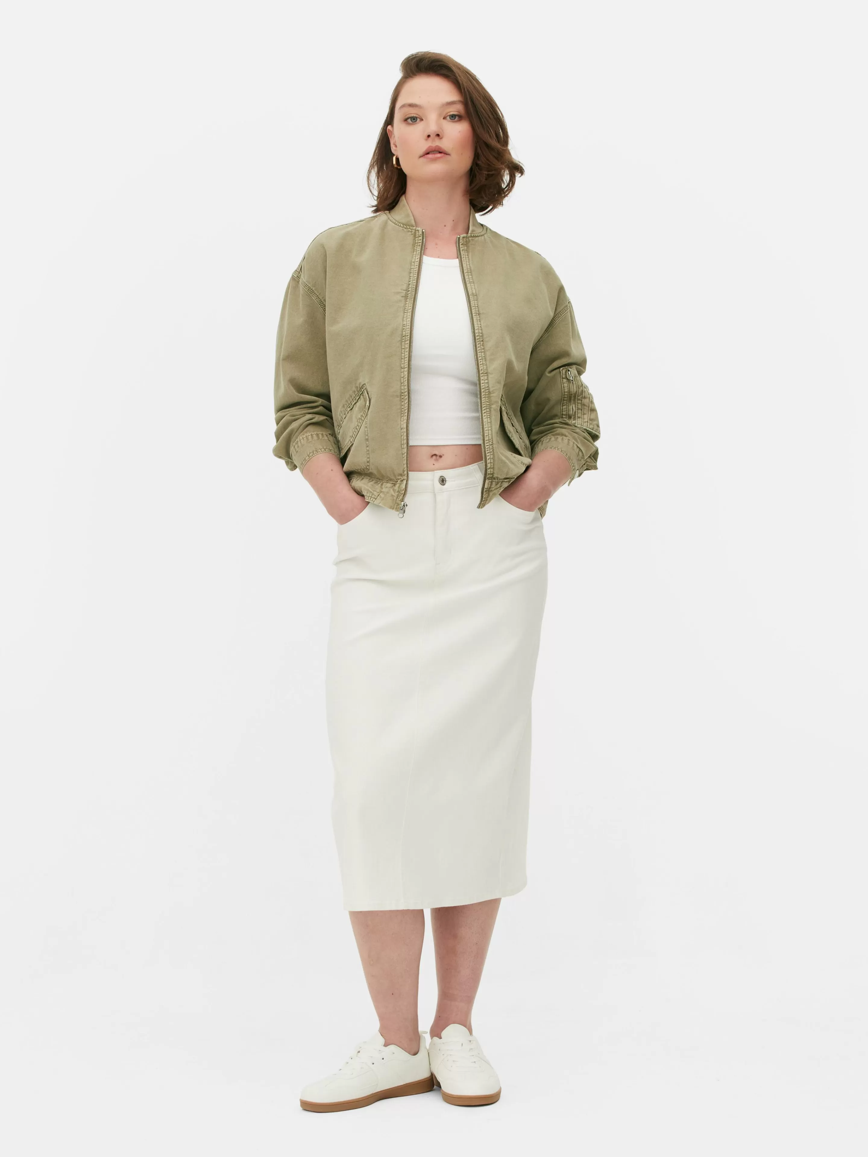 Blouson Bomber Cargo Court-Primark Outlet