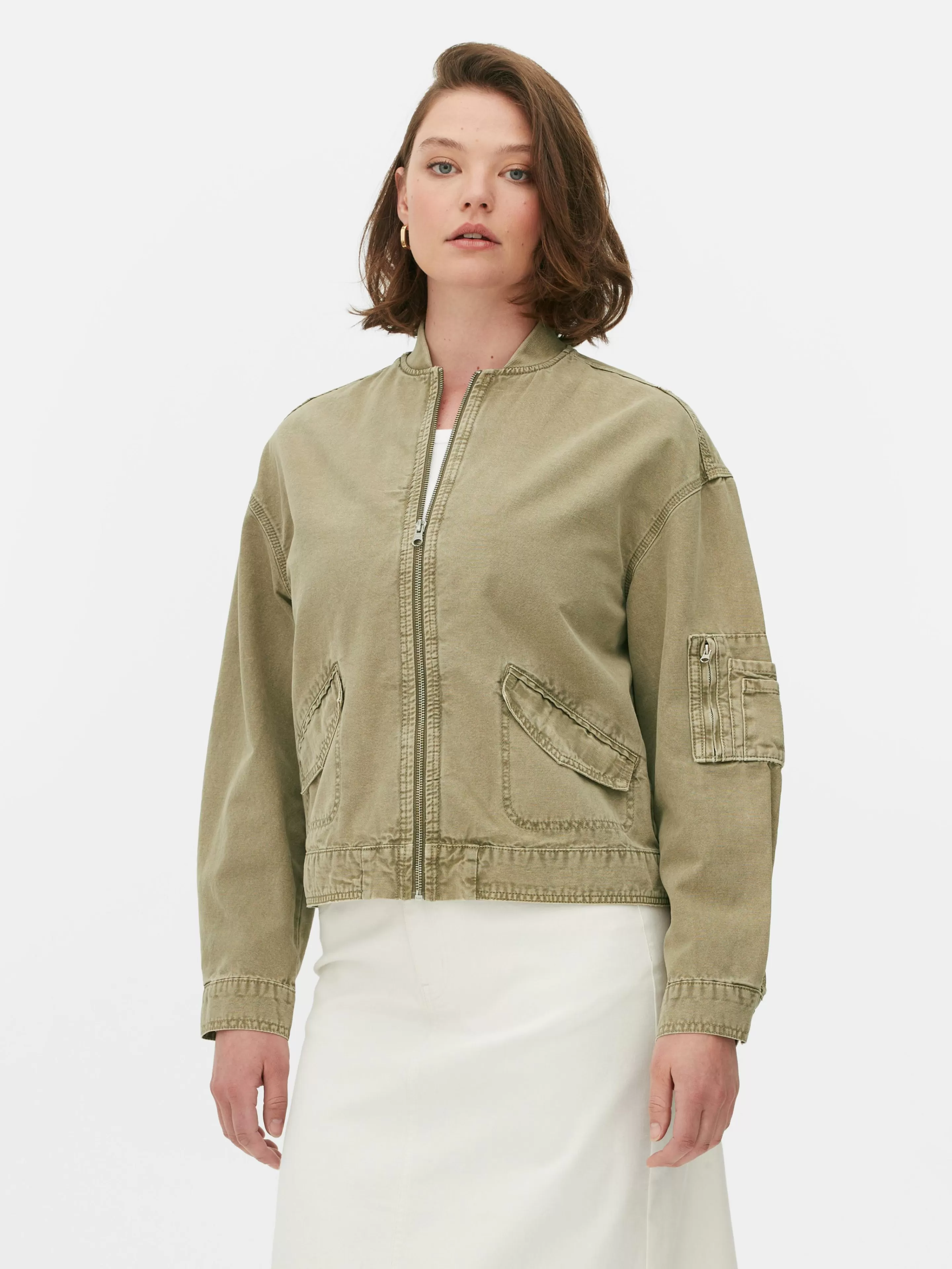 Blouson Bomber Cargo Court-Primark Outlet