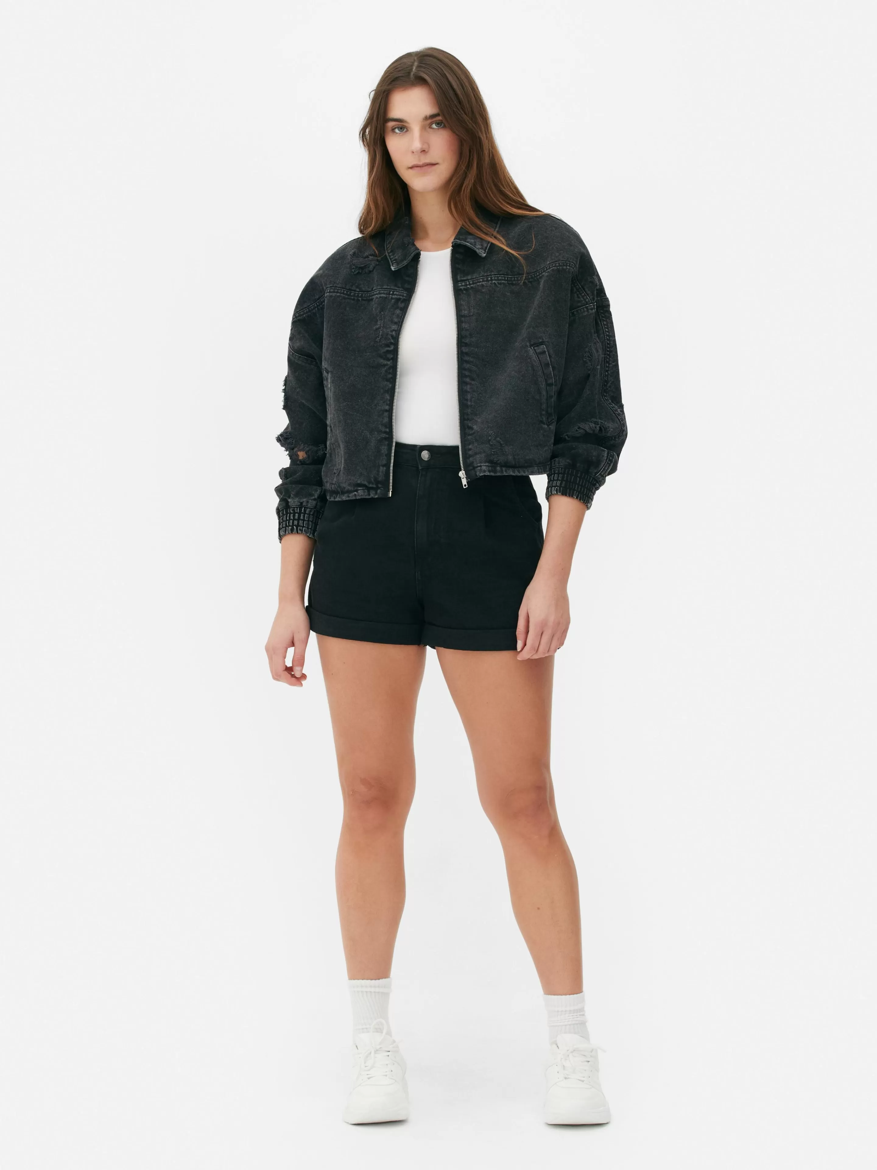 Blouson Bomber Effet Vieilli-Primark Flash Sale