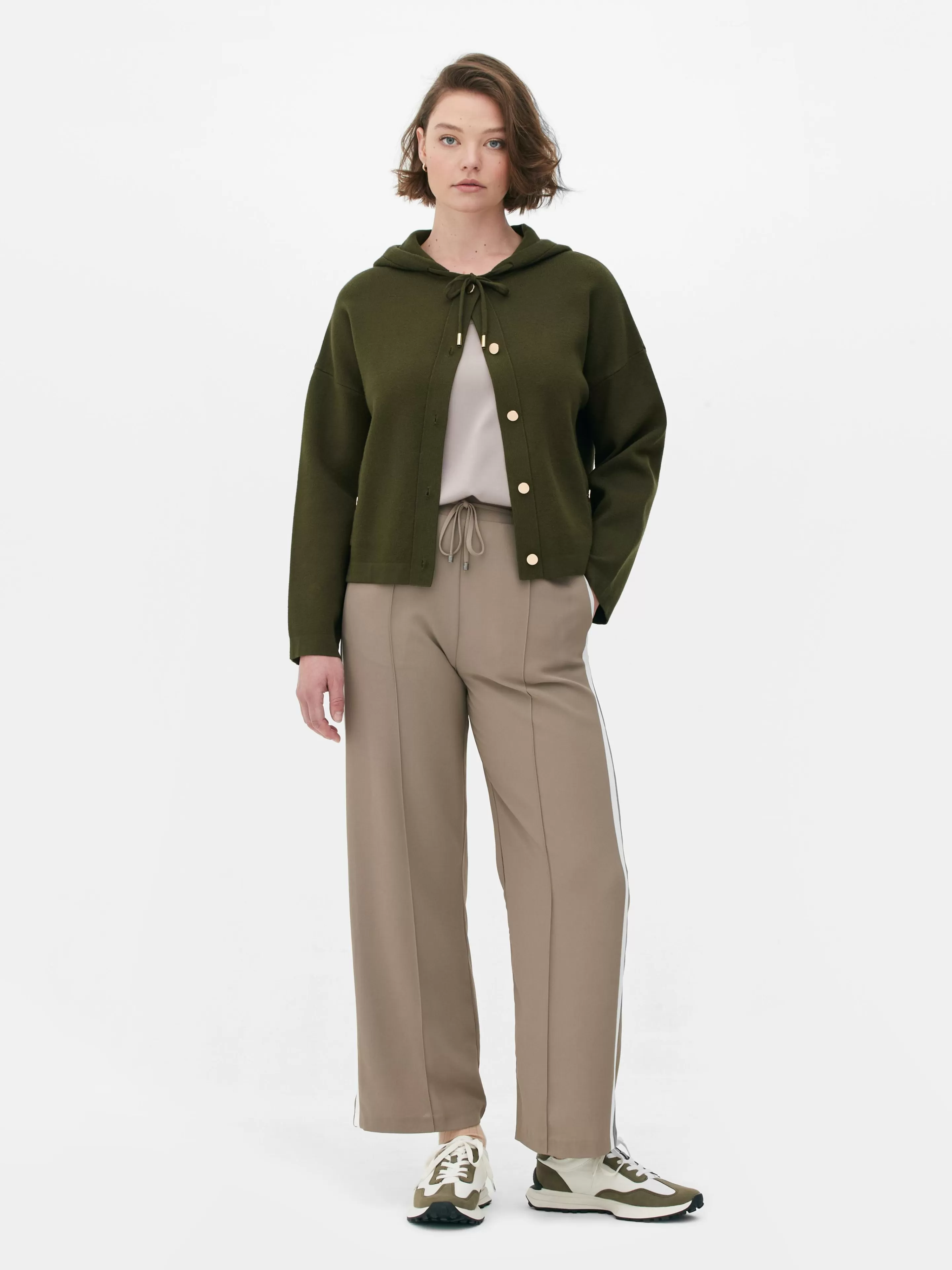 Blouson Bomber En Maille à Capuche-Primark Shop