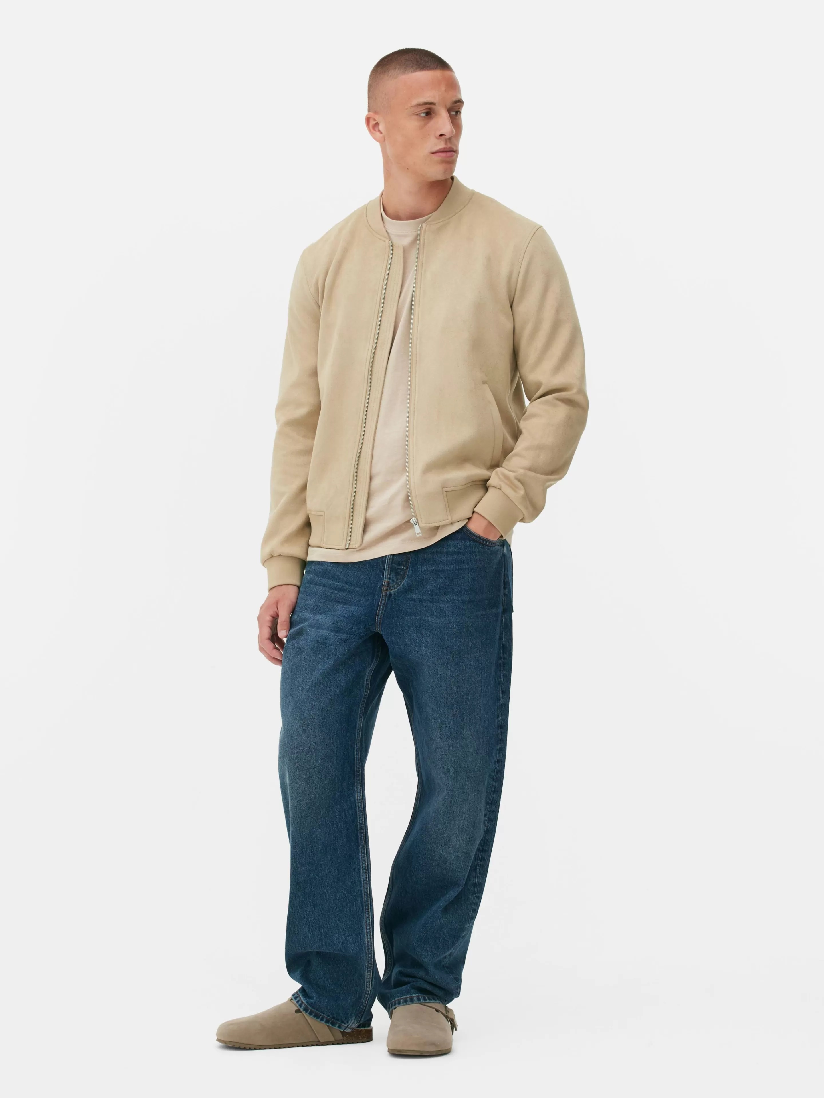Blouson Bomber En Suédine-Primark Cheap