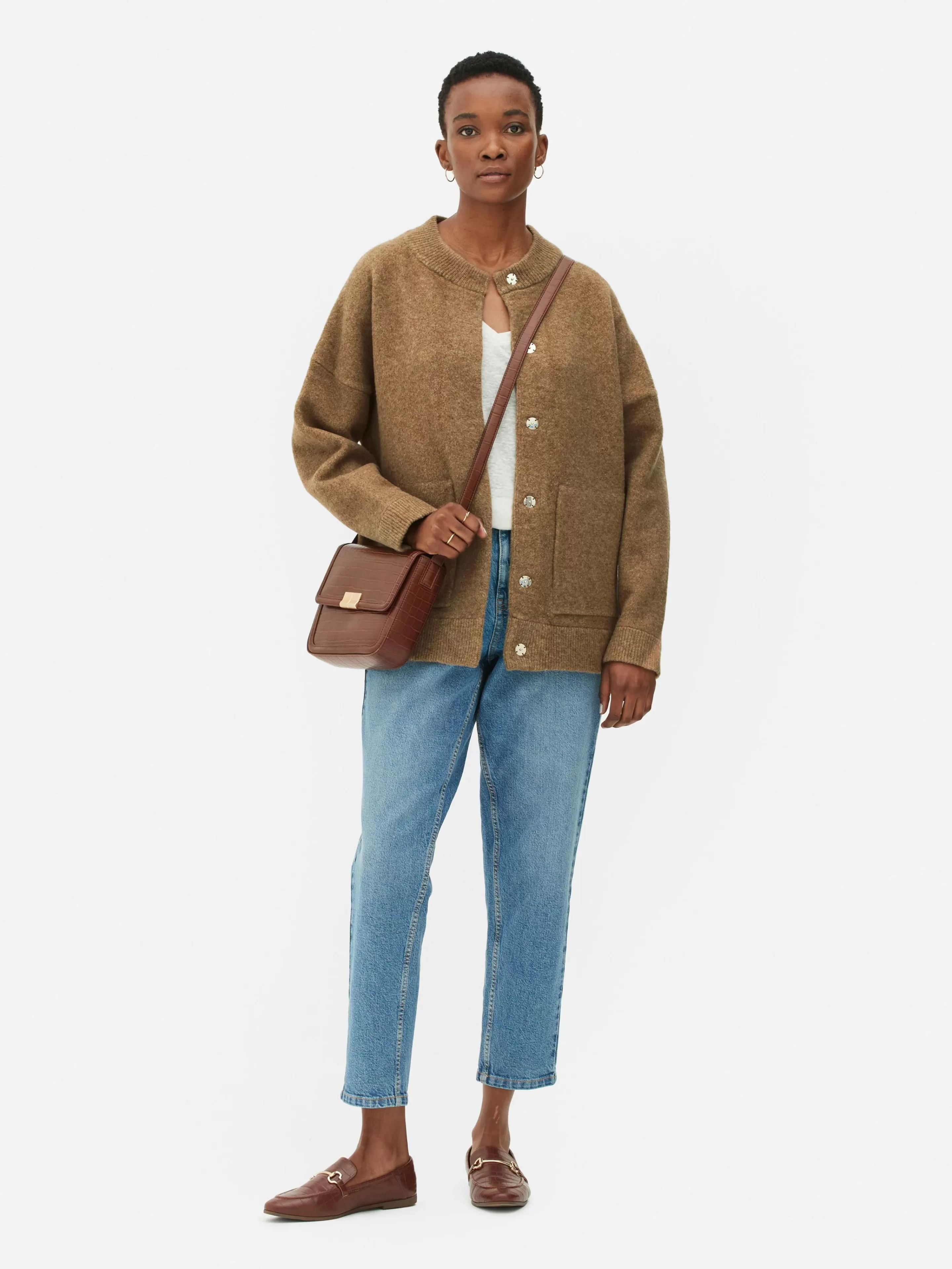 Blouson Bomber Tricoté Oversize-Primark Sale