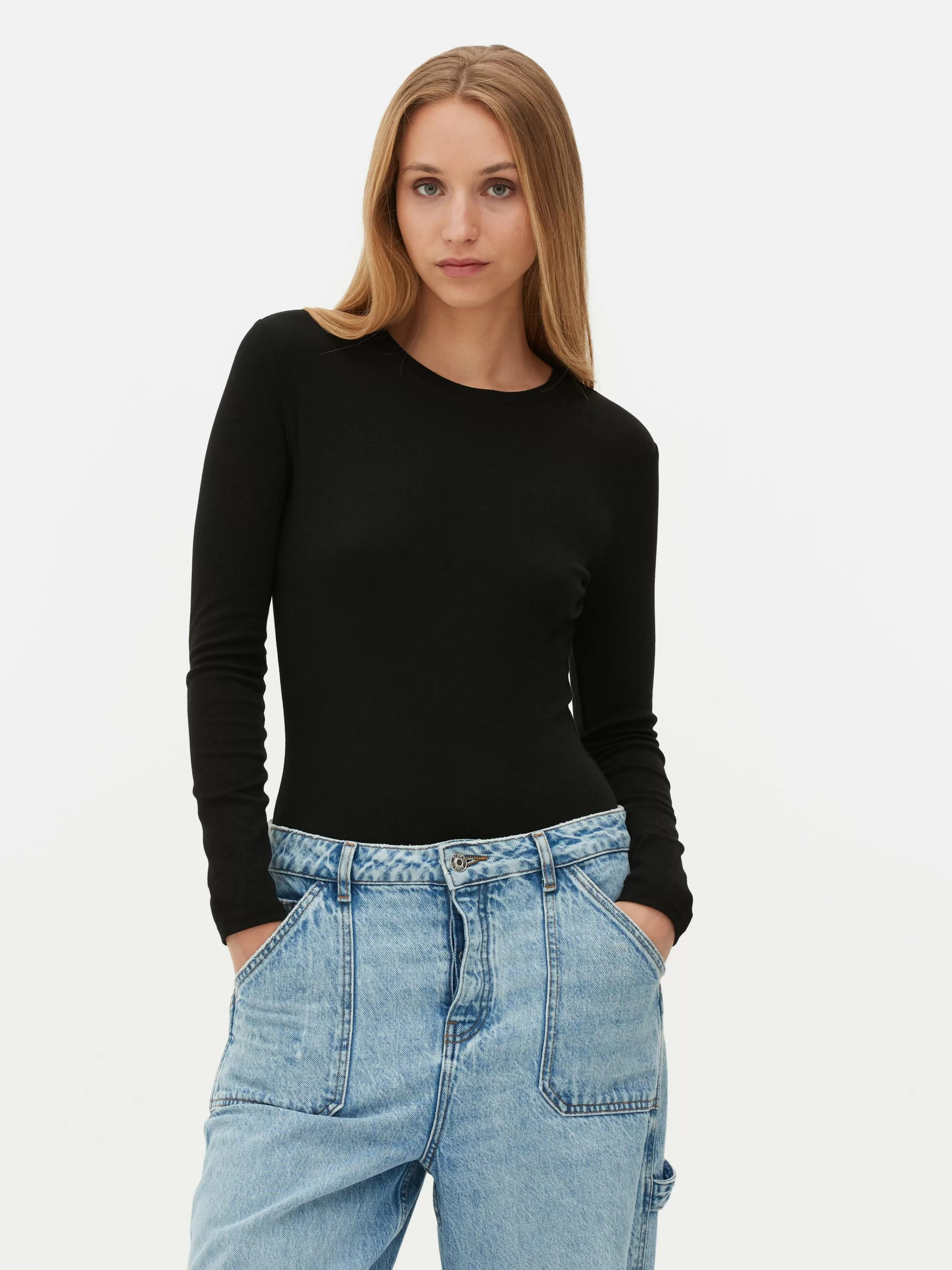 Body Côtelé à Manches Longues-Primark Clearance