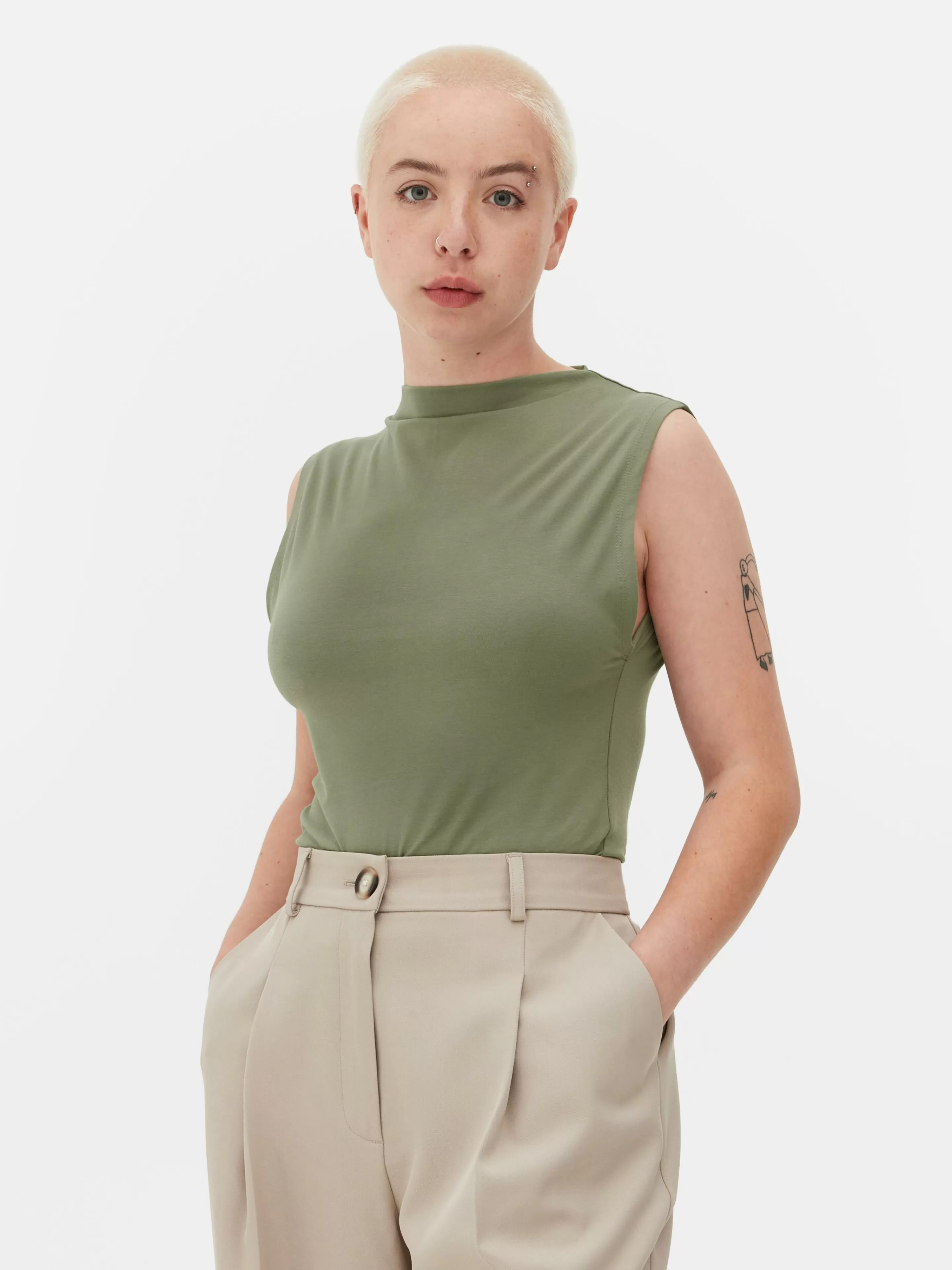 Body Sans Manches à Col Montant-Primark Sale