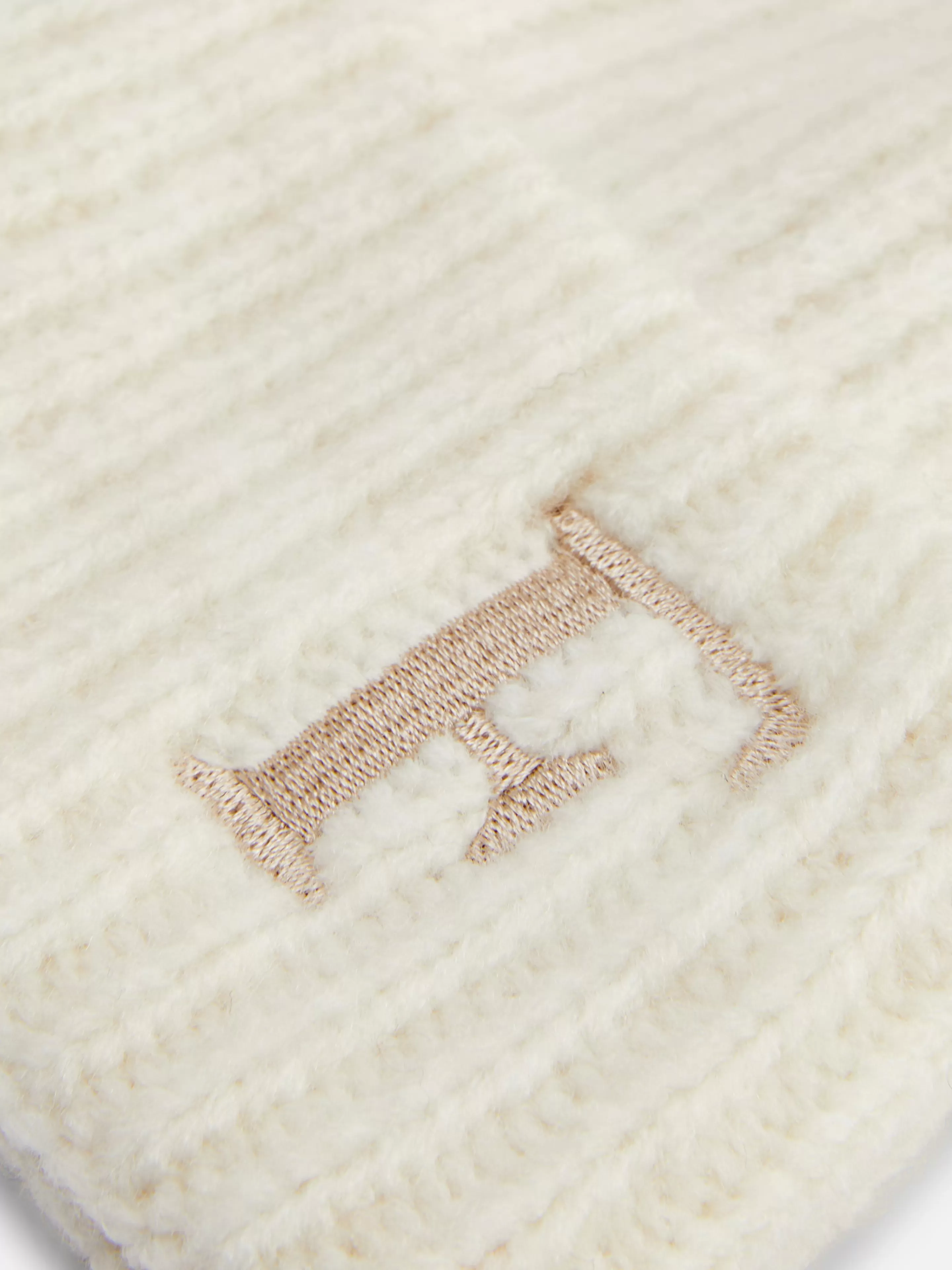 Bonnet à Pompon Avec Initiale Brodée-Primark New