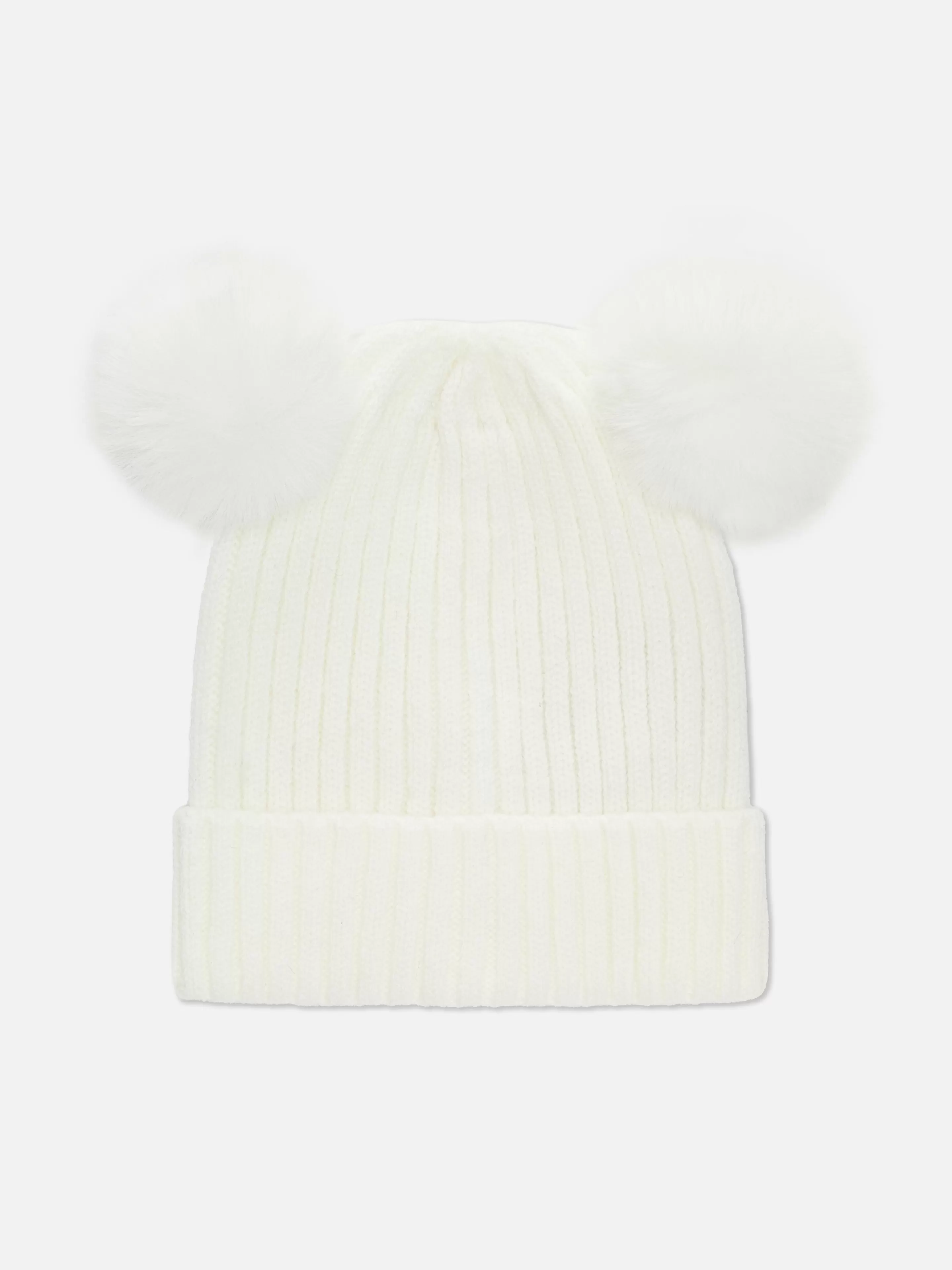 Bonnet En Maille à Pompon-Primark Fashion