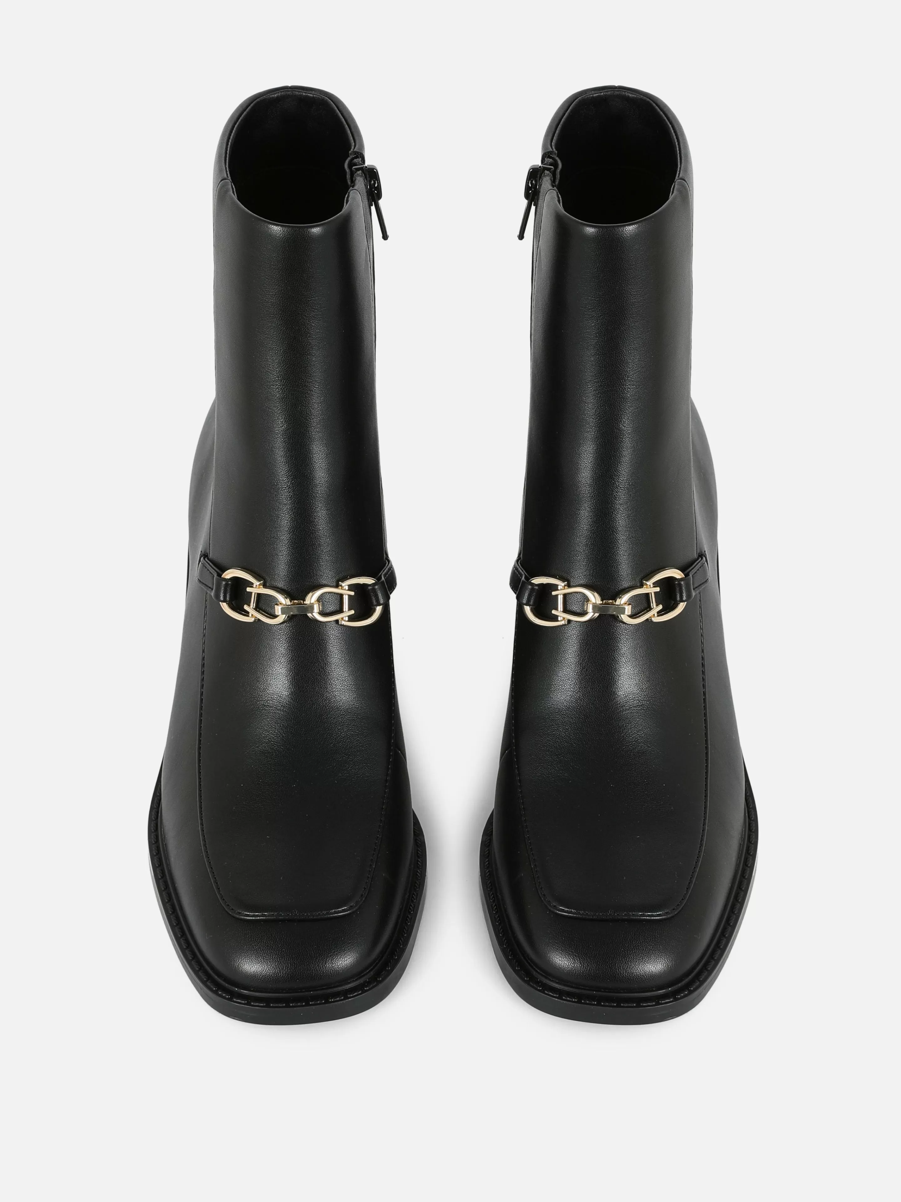 Bottes à Talons Carrés Et Détail Chaîne Rita Ora-Primark Sale