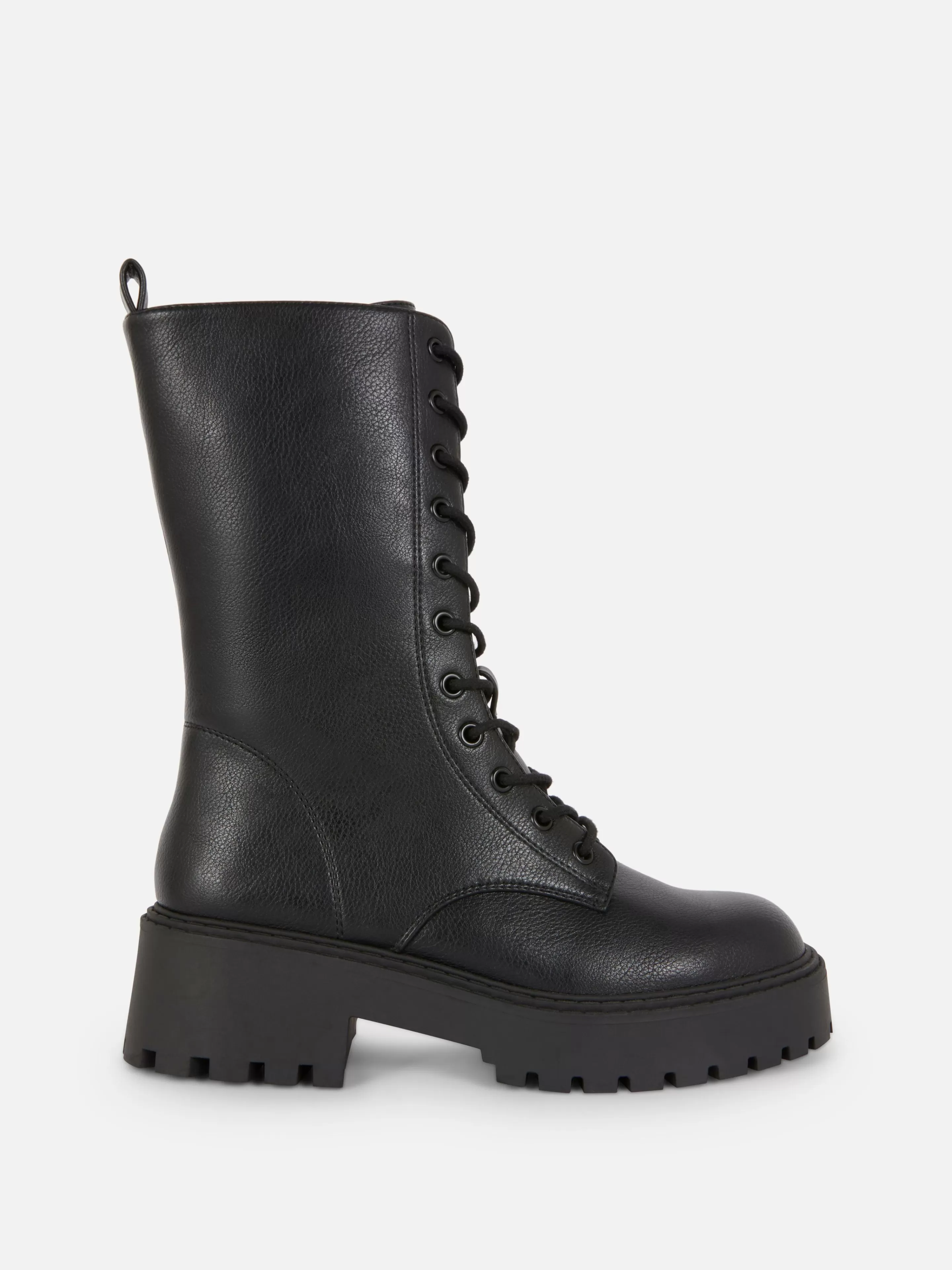 Bottes De Motard épaisses à Lacets-Primark Flash Sale