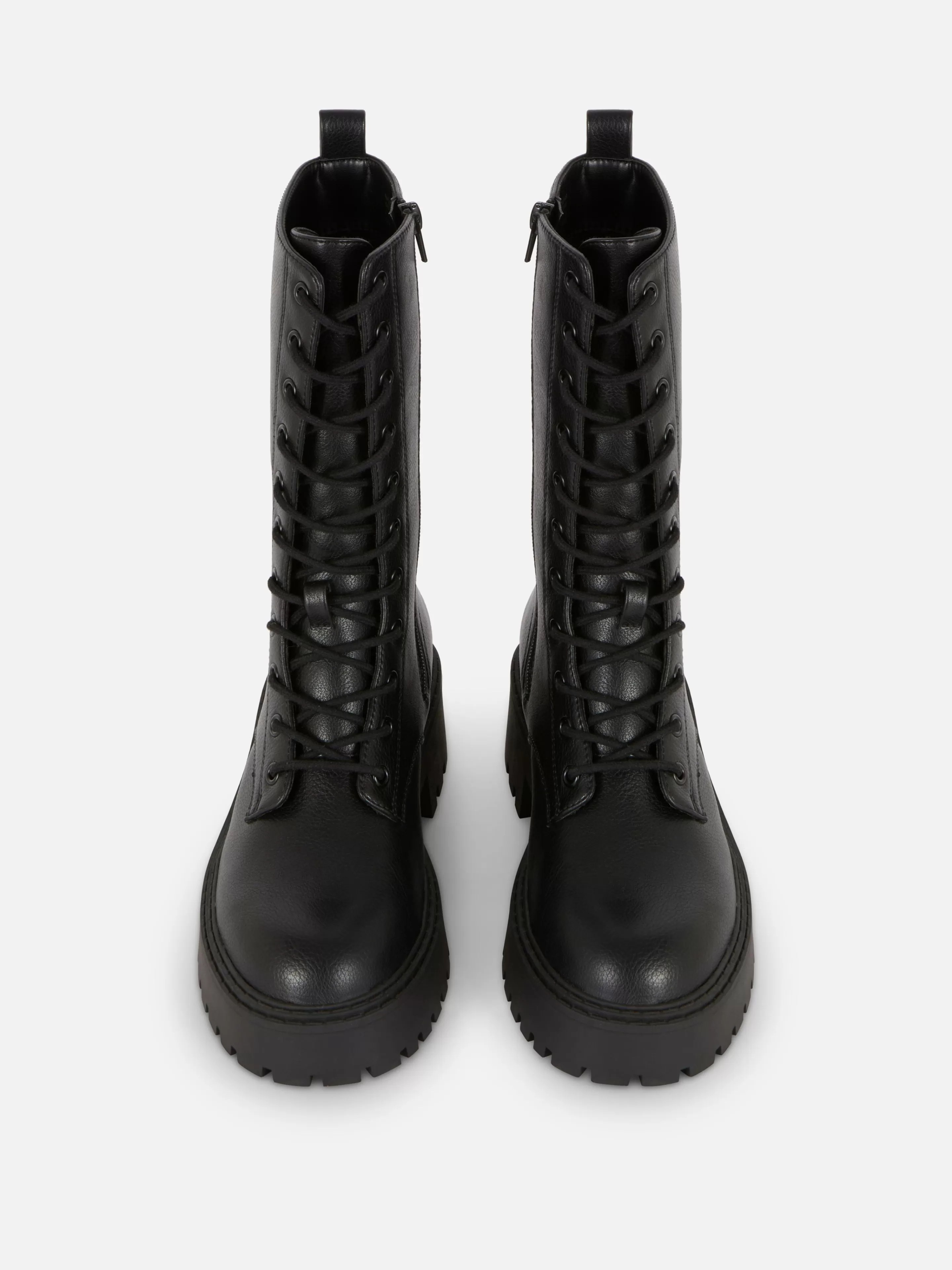 Bottes De Motard épaisses à Lacets-Primark Flash Sale