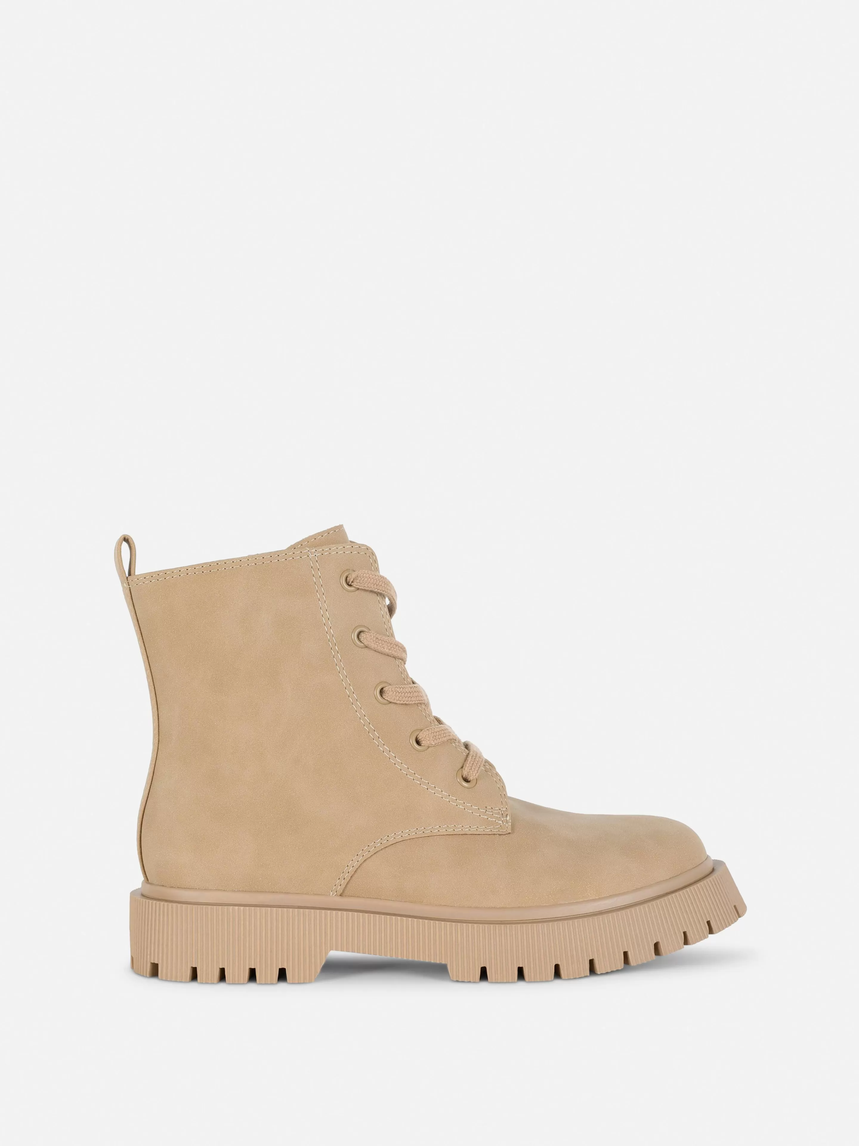 Bottes En Suédine à Lacets-Primark Outlet