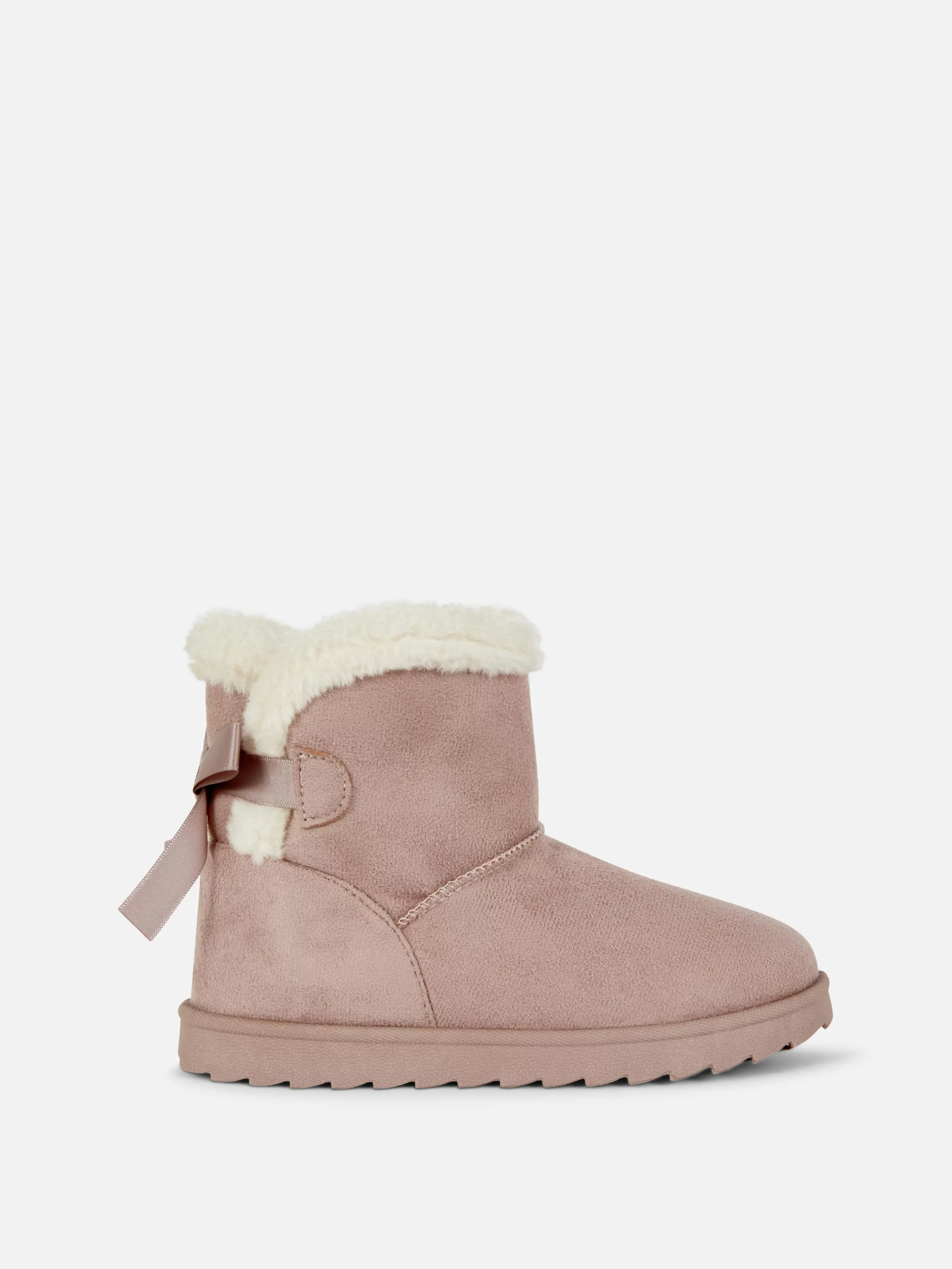 Bottines à Doublure Duveteuse Et Nœud Au Dos-Primark Clearance