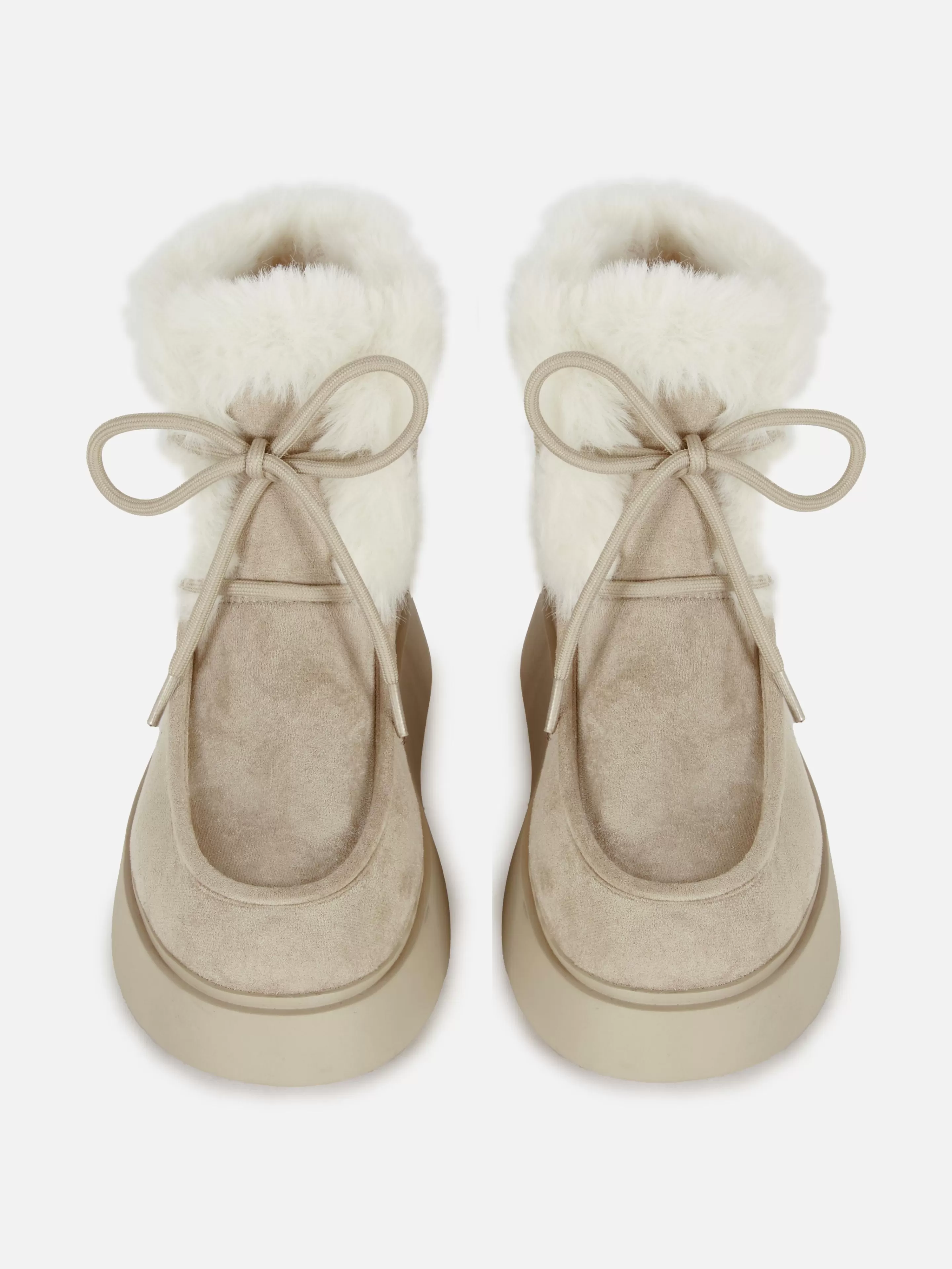 Bottines De Tablier En Fausse Fourrure Rita Ora-Primark New