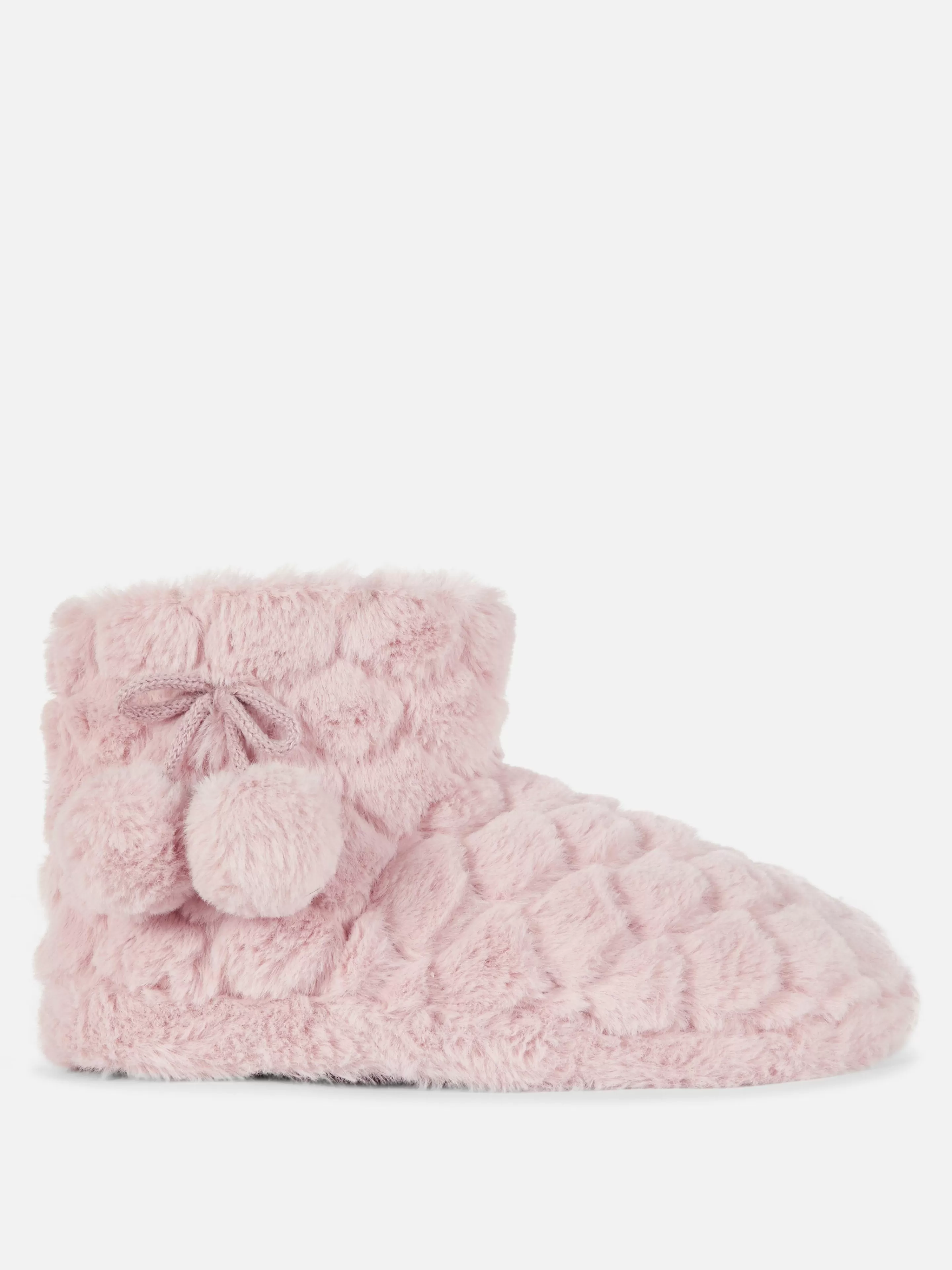 Bottines Duveteuses à Pompons-Primark New
