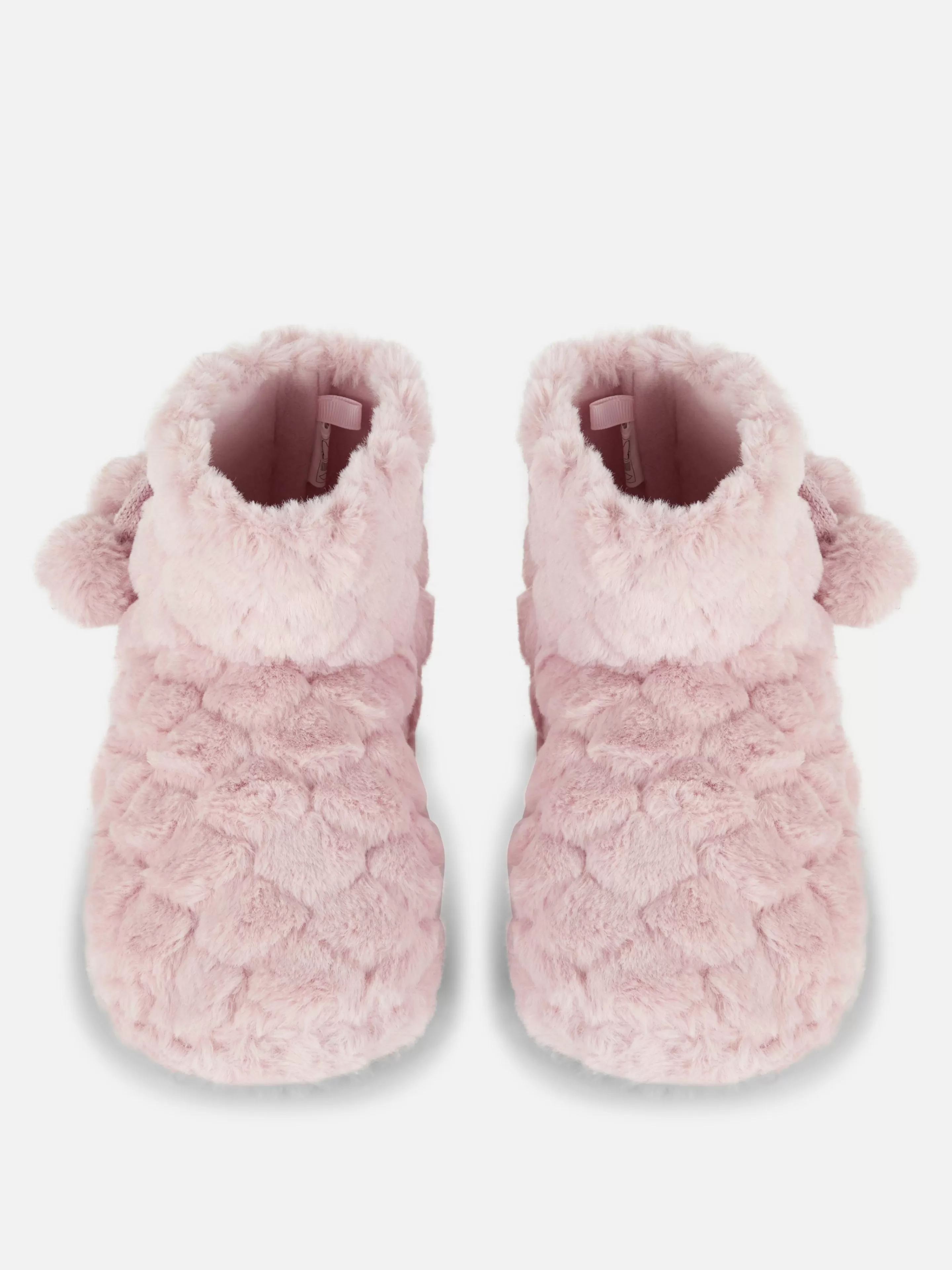 Bottines Duveteuses à Pompons-Primark New