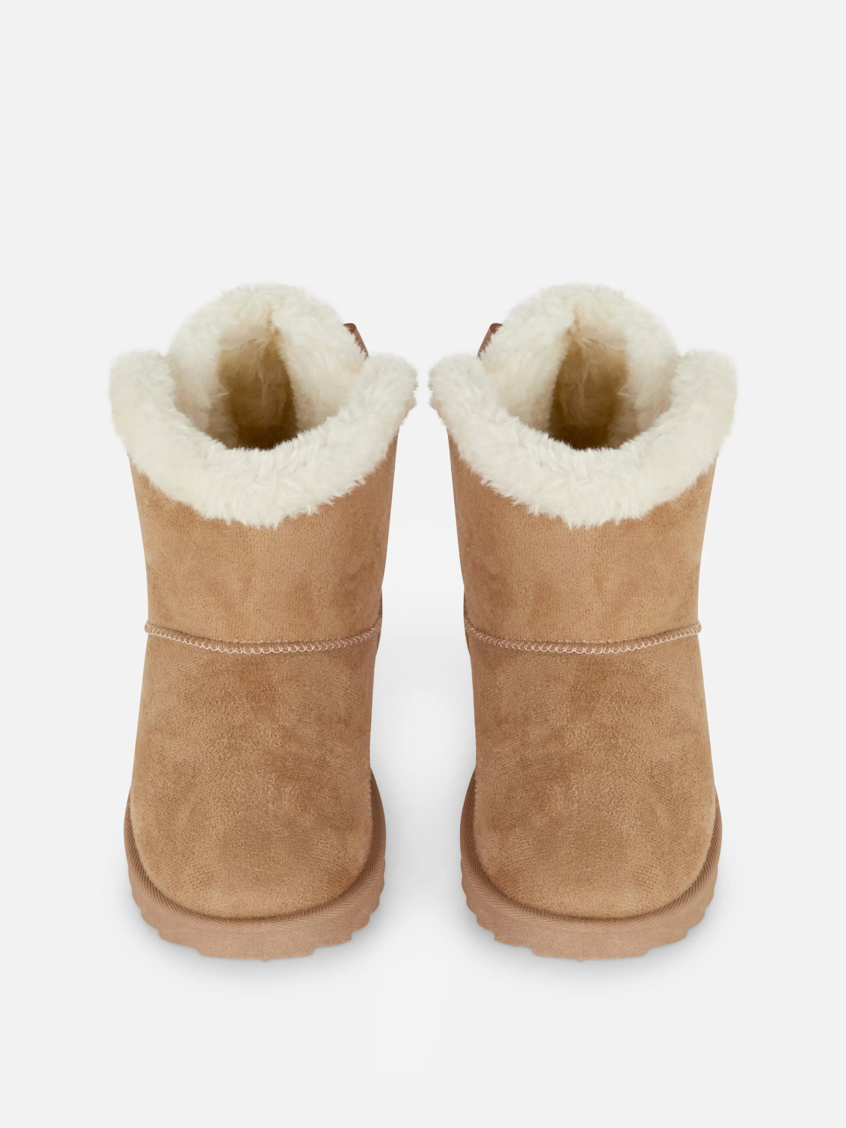 Bottines En Fausse Fourrure Avec Nœud-Primark Store