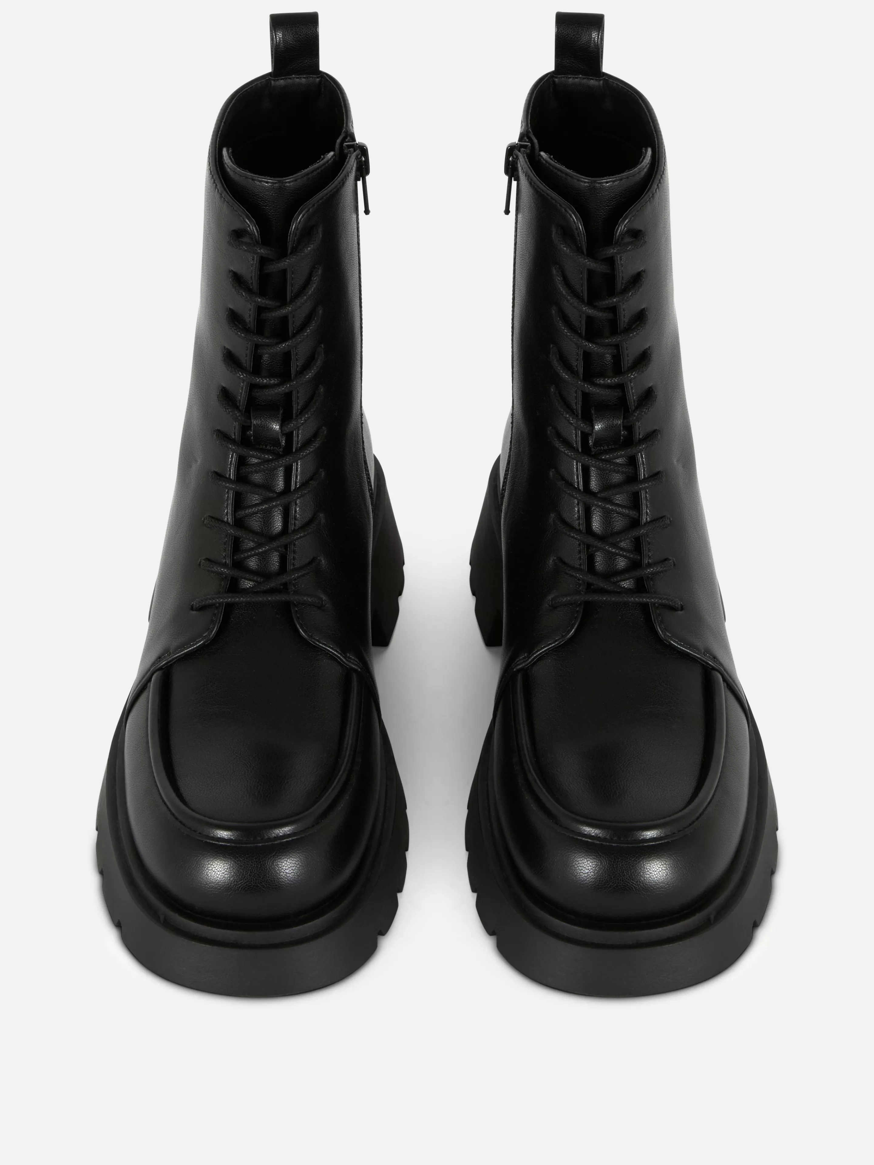 Bottines Lacées Avec Empiècement Sur L'embout-Primark Discount