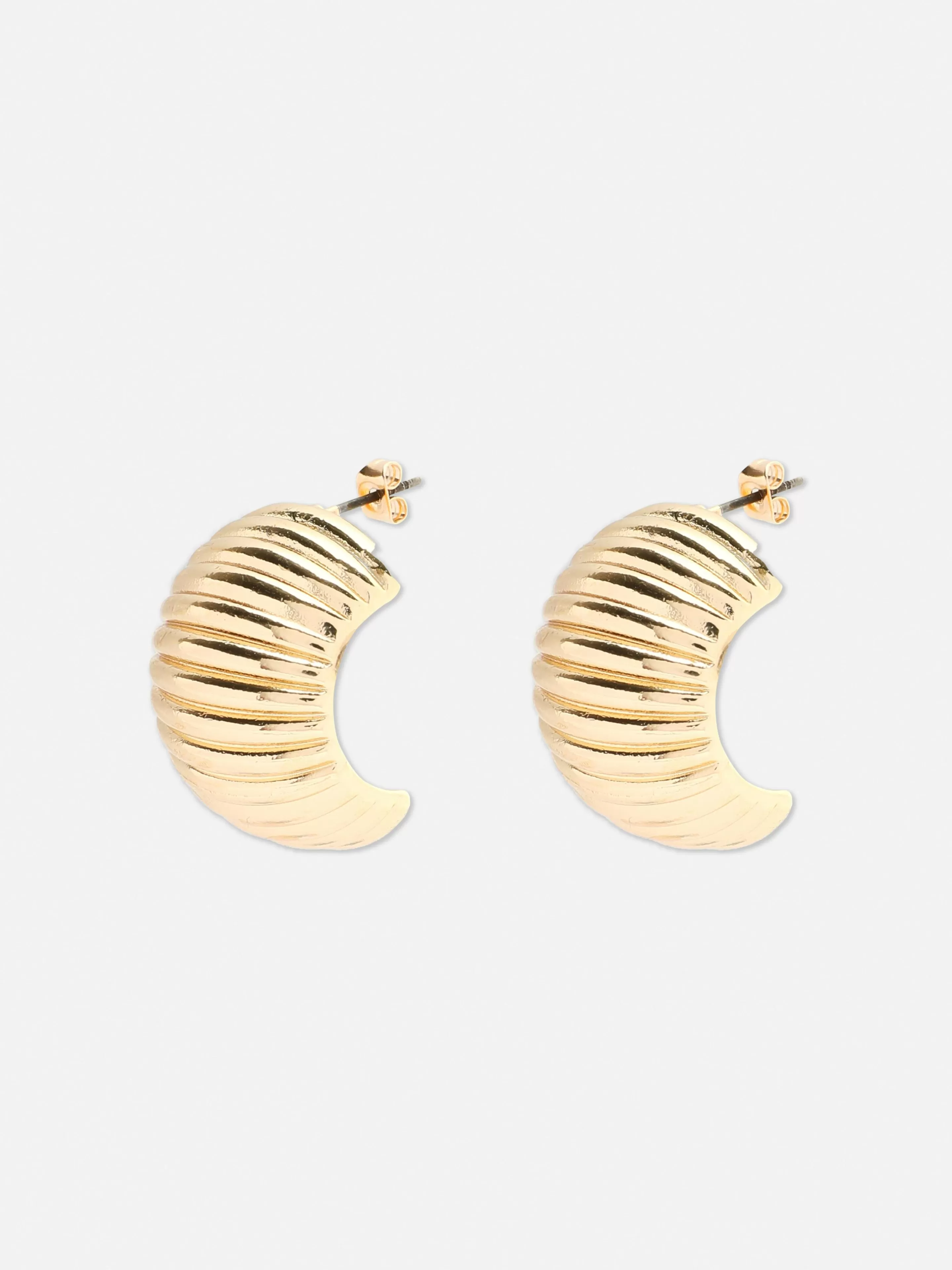 Boucles D'oreilles Incurvées Texturées The Edit-Primark Sale