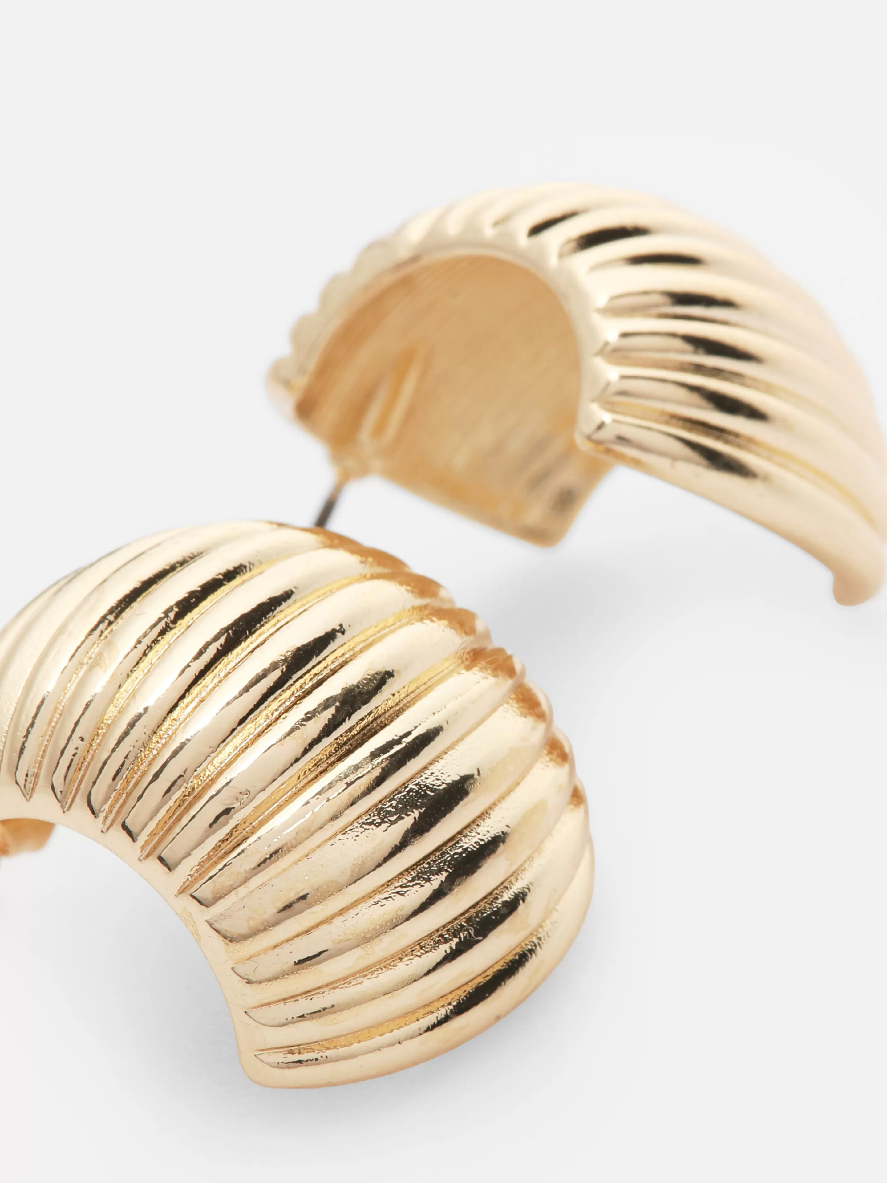 Boucles D'oreilles Incurvées Texturées The Edit-Primark Sale
