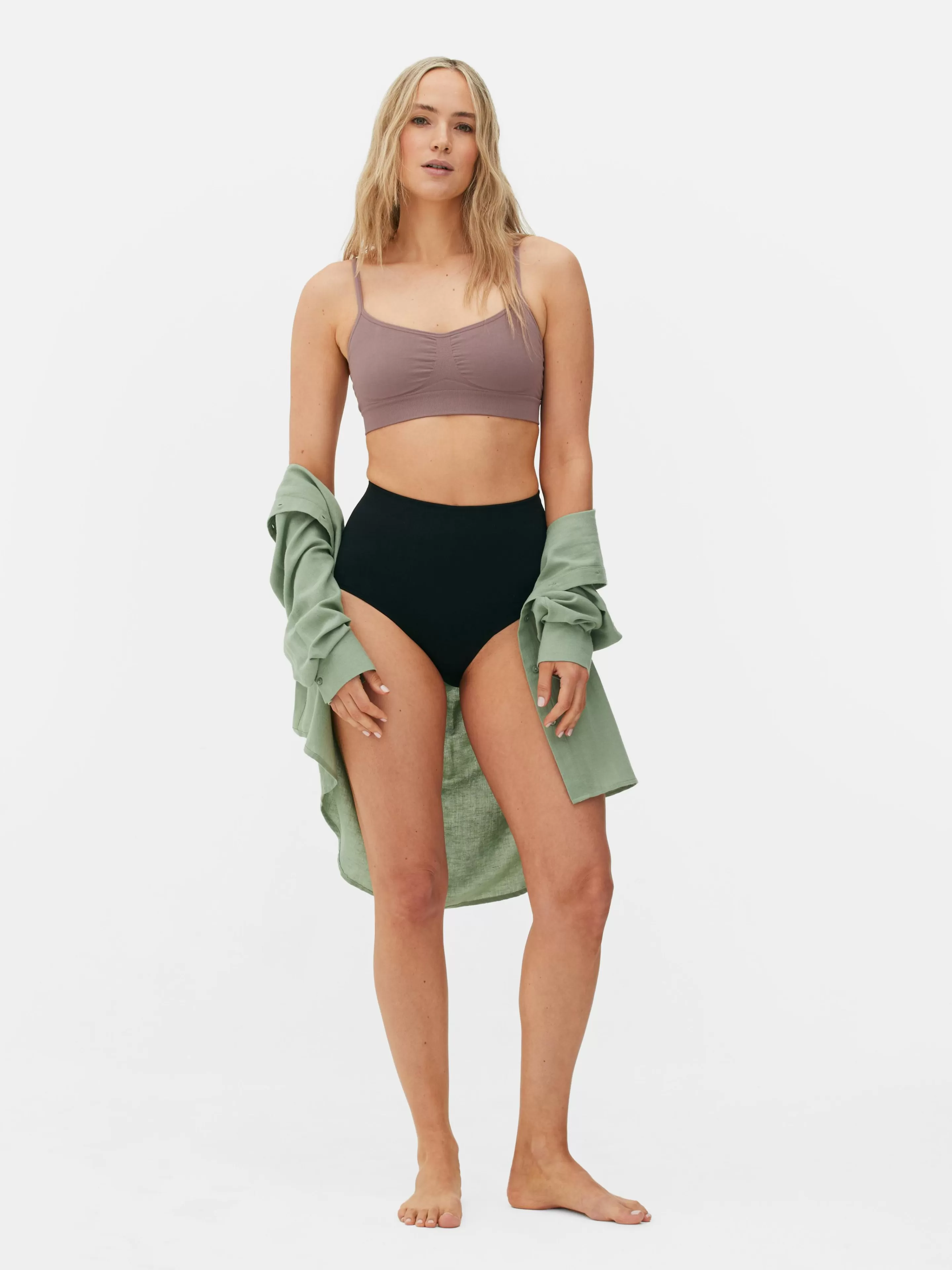 Brassière Gainante Sculptante Sans Coutures-Primark Fashion