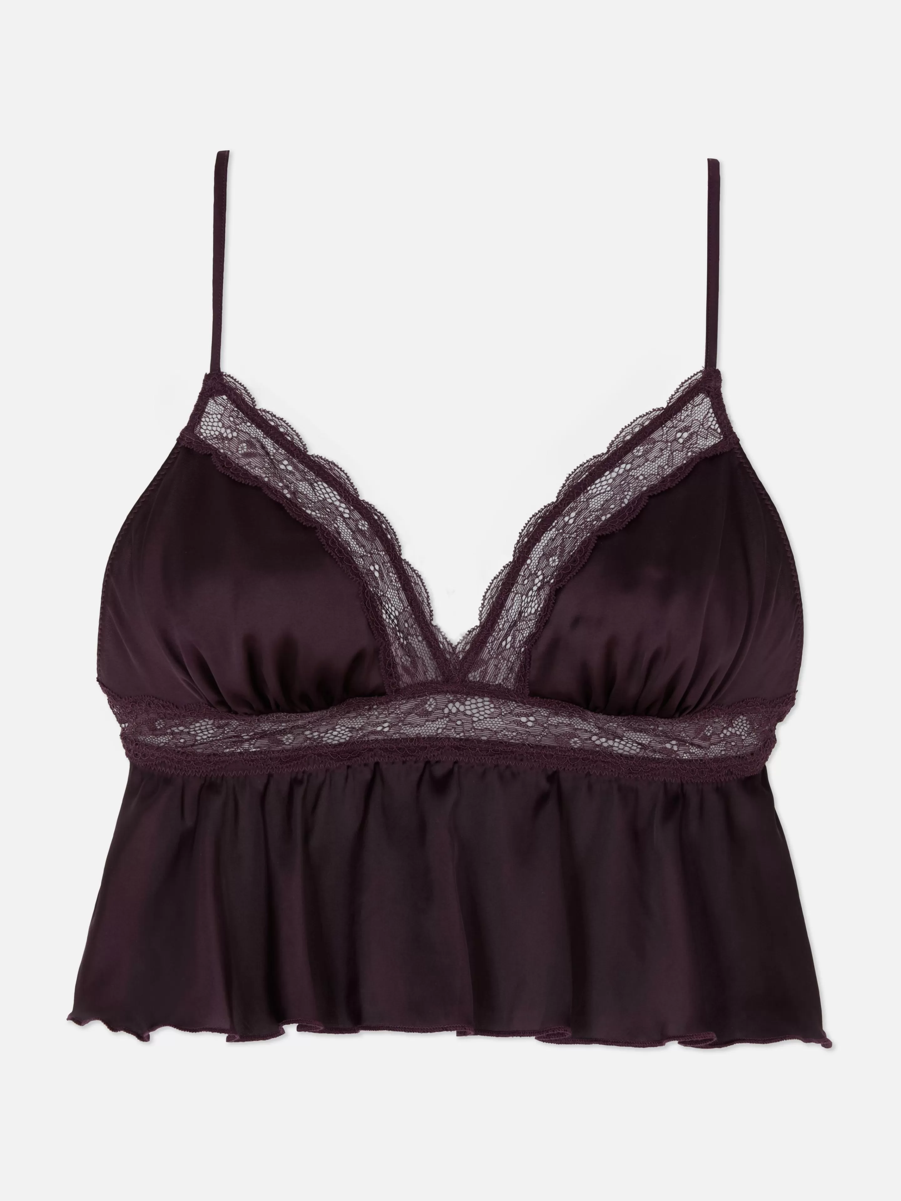 Brassière Légère En Dentelle Satinée-Primark Online