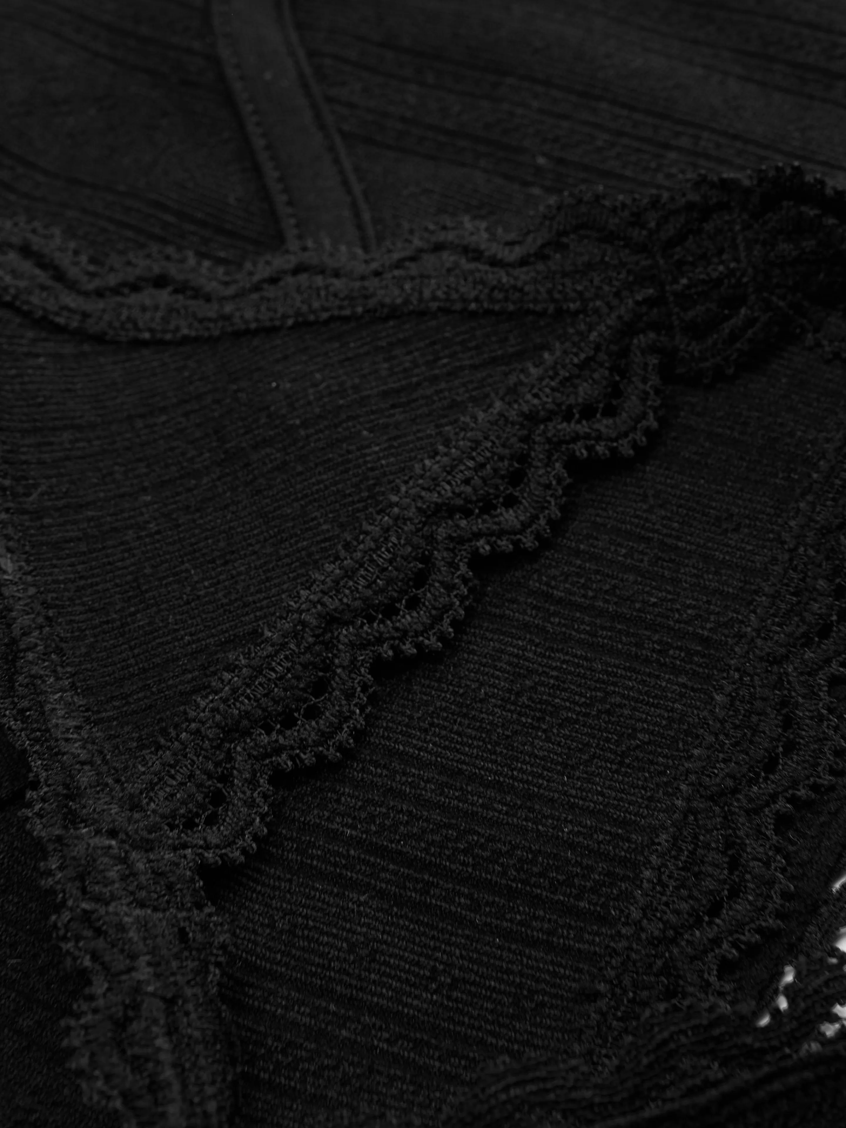 Brassière Longue Et String En Pointelle Sans Couture-Primark Discount