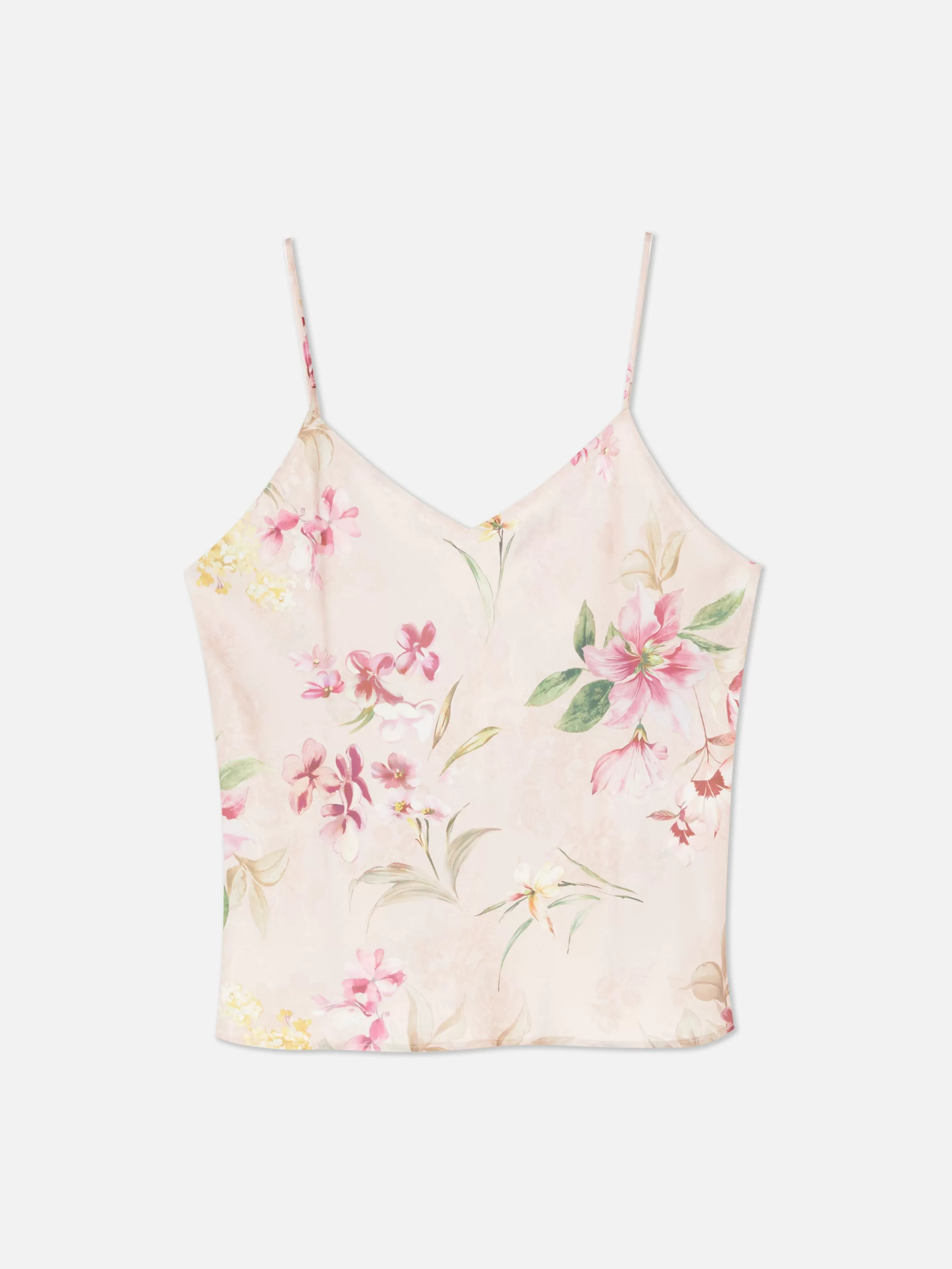 Caraco De Pyjama Court En Satin Floral-Primark Shop
