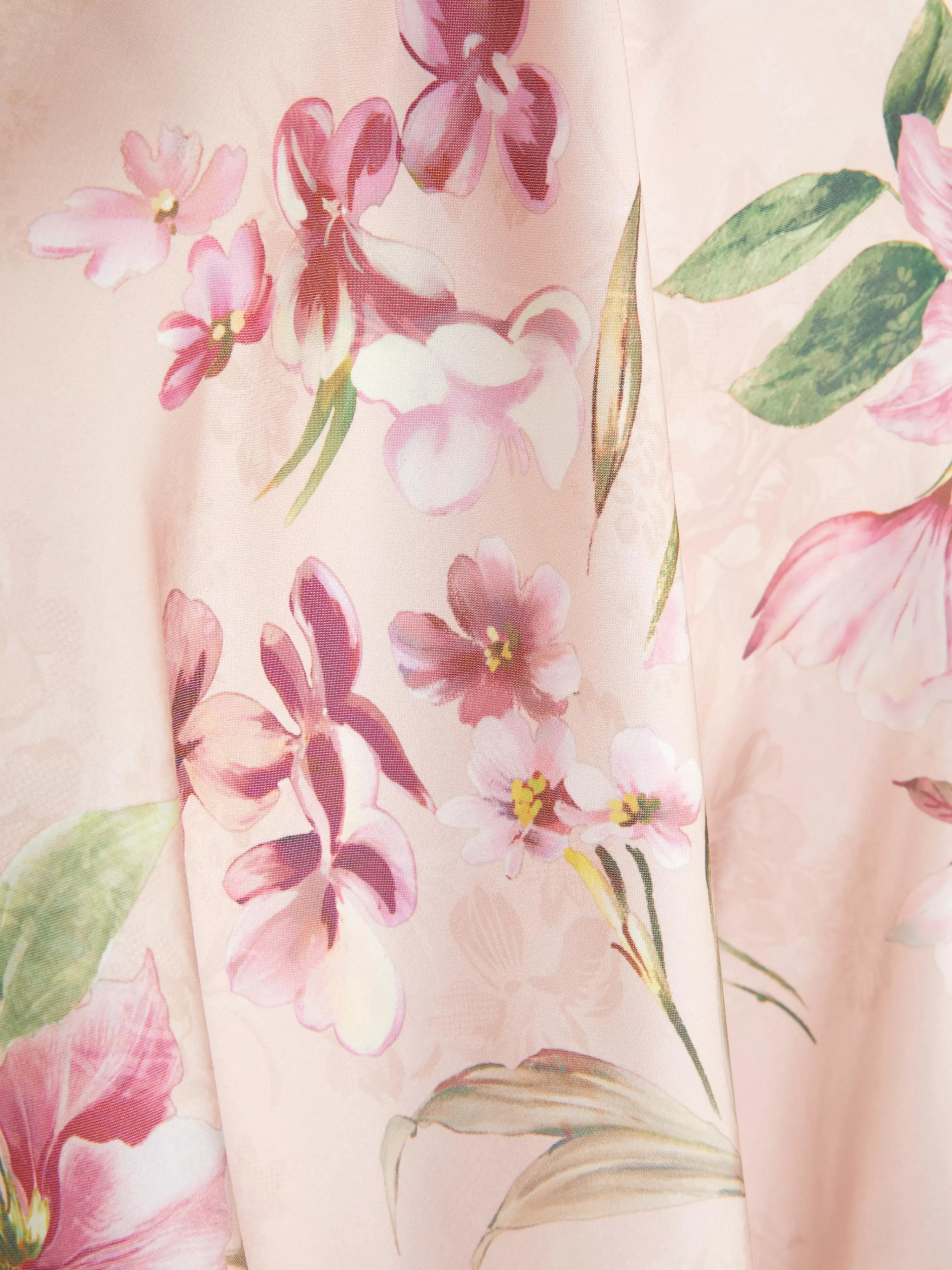 Caraco De Pyjama Court En Satin Floral-Primark Shop