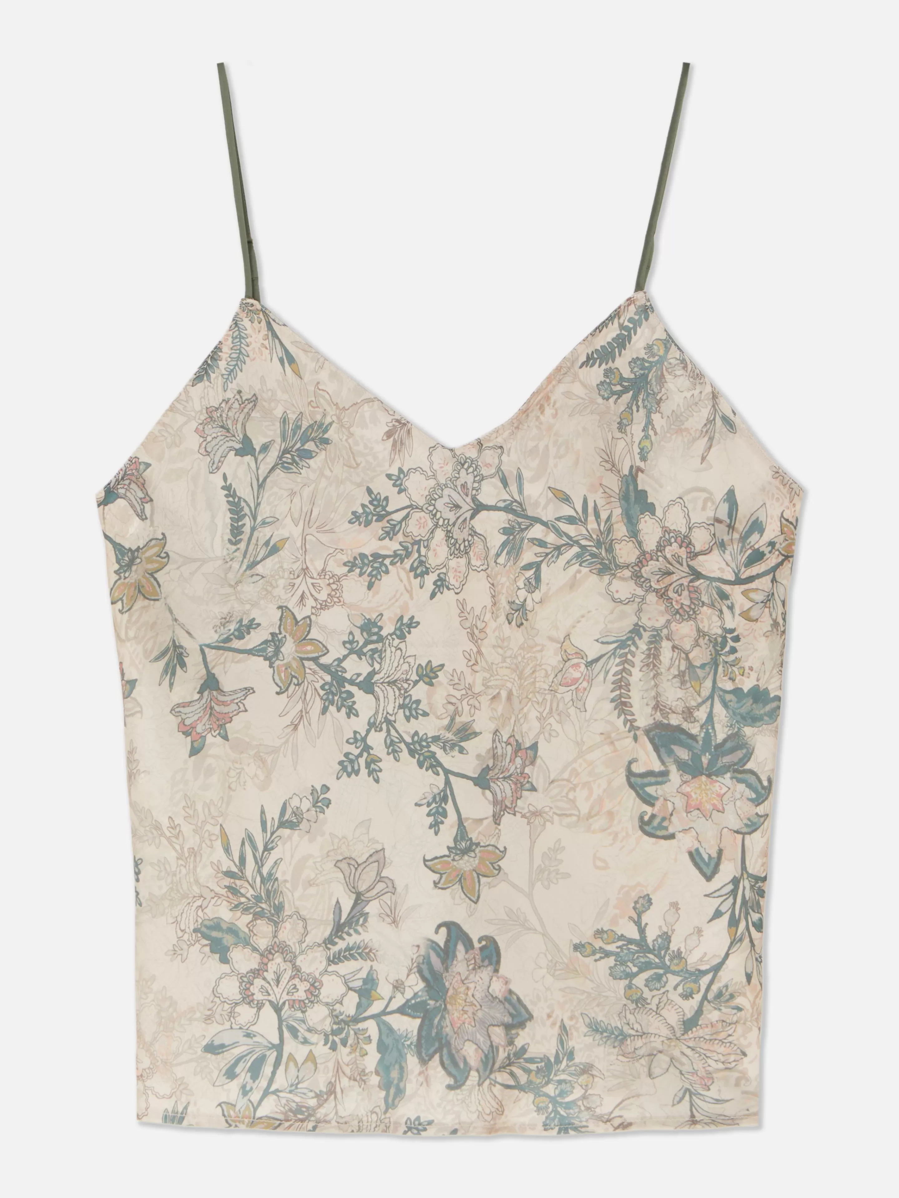 Caraco De Pyjama En Satin à Motif Floral-Primark Flash Sale