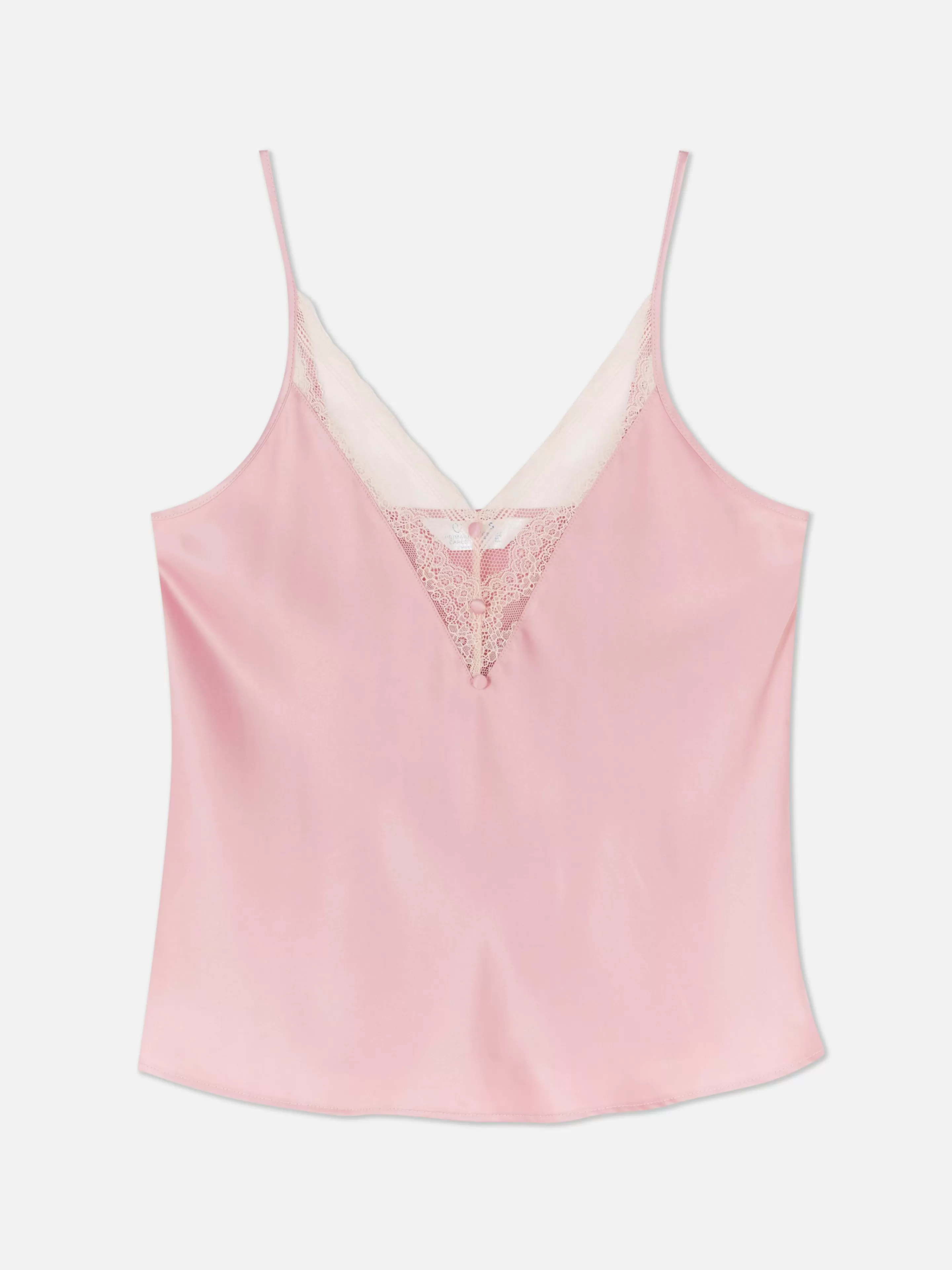 Caraco De Pyjama En Satin Avec Finitions En Dentelle-Primark Sale