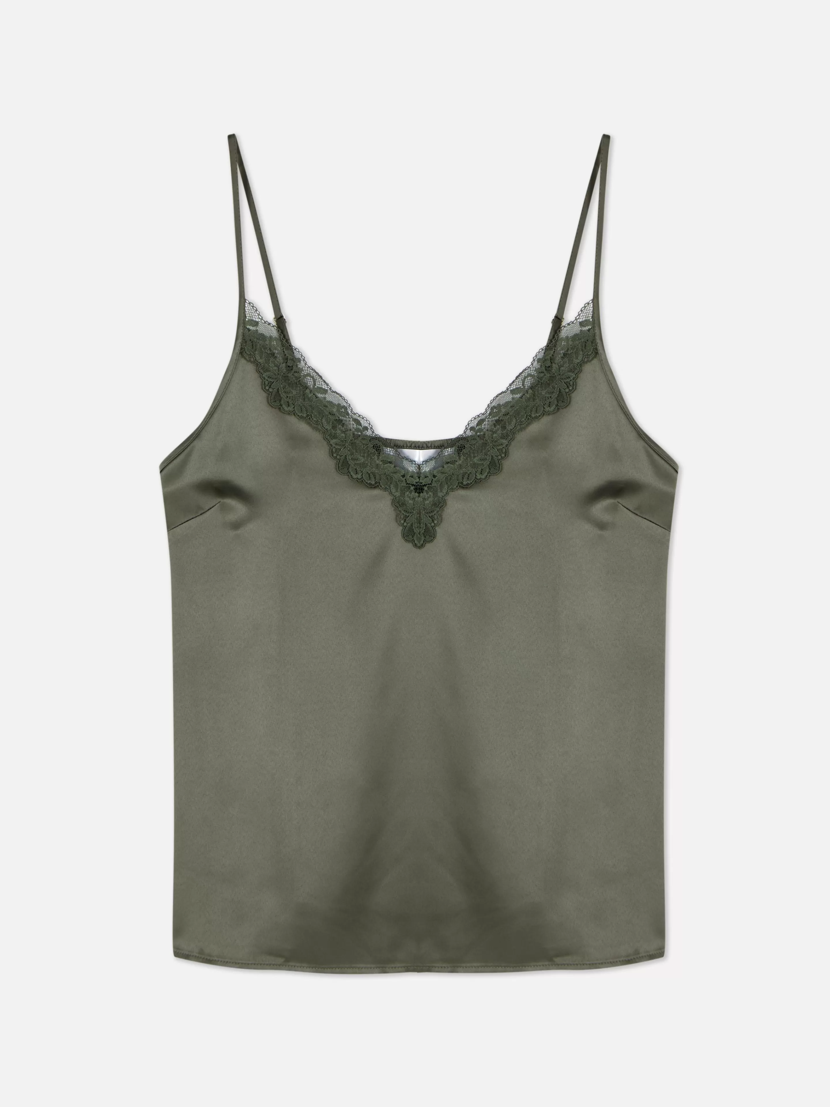 Caraco De Pyjama En Satin Et Dentelle à Coordonner-Primark Fashion