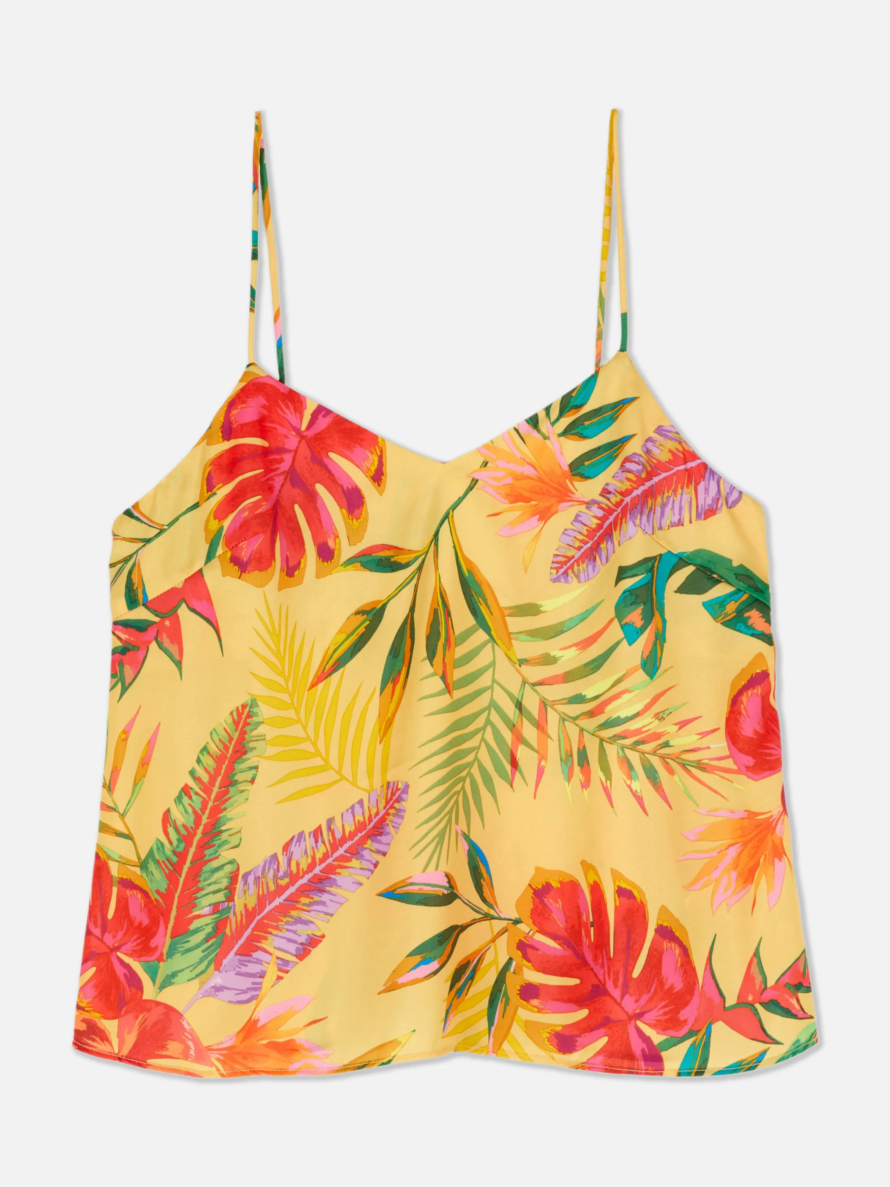 Caraco En Satin à Imprimé Floral Tropical-Primark Clearance