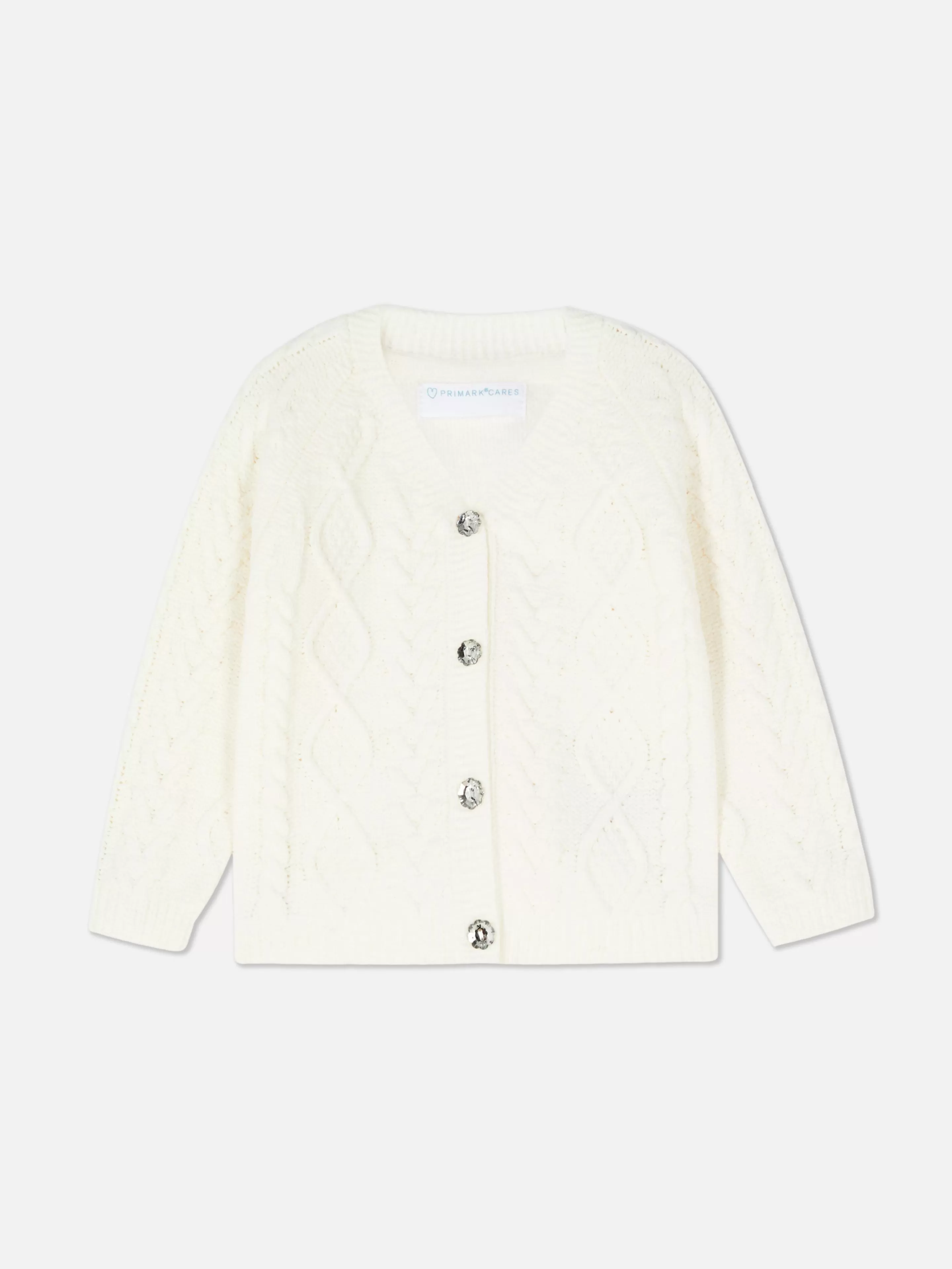 Cardigan En Maille Torsadée-Primark Fashion