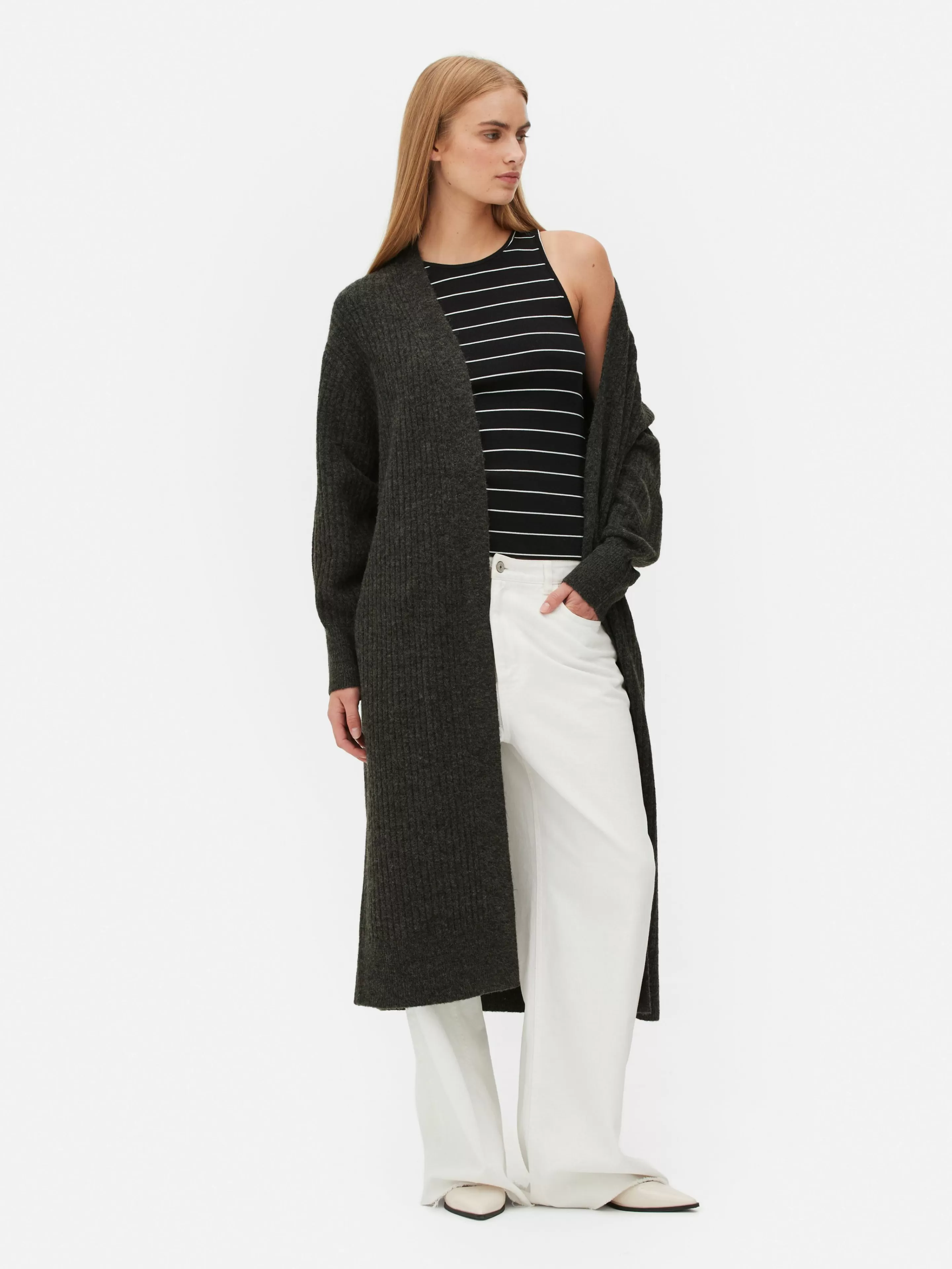 Cardigan Long Côtelé-Primark Shop