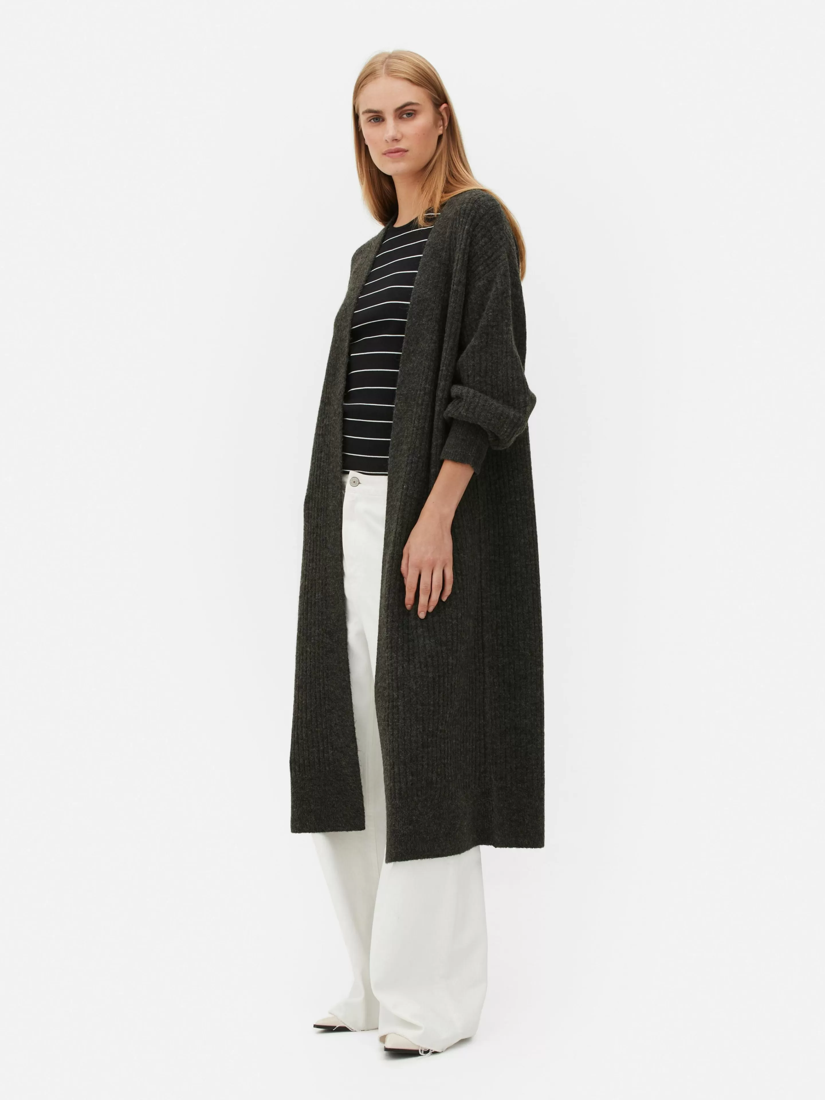 Cardigan Long Côtelé-Primark Shop