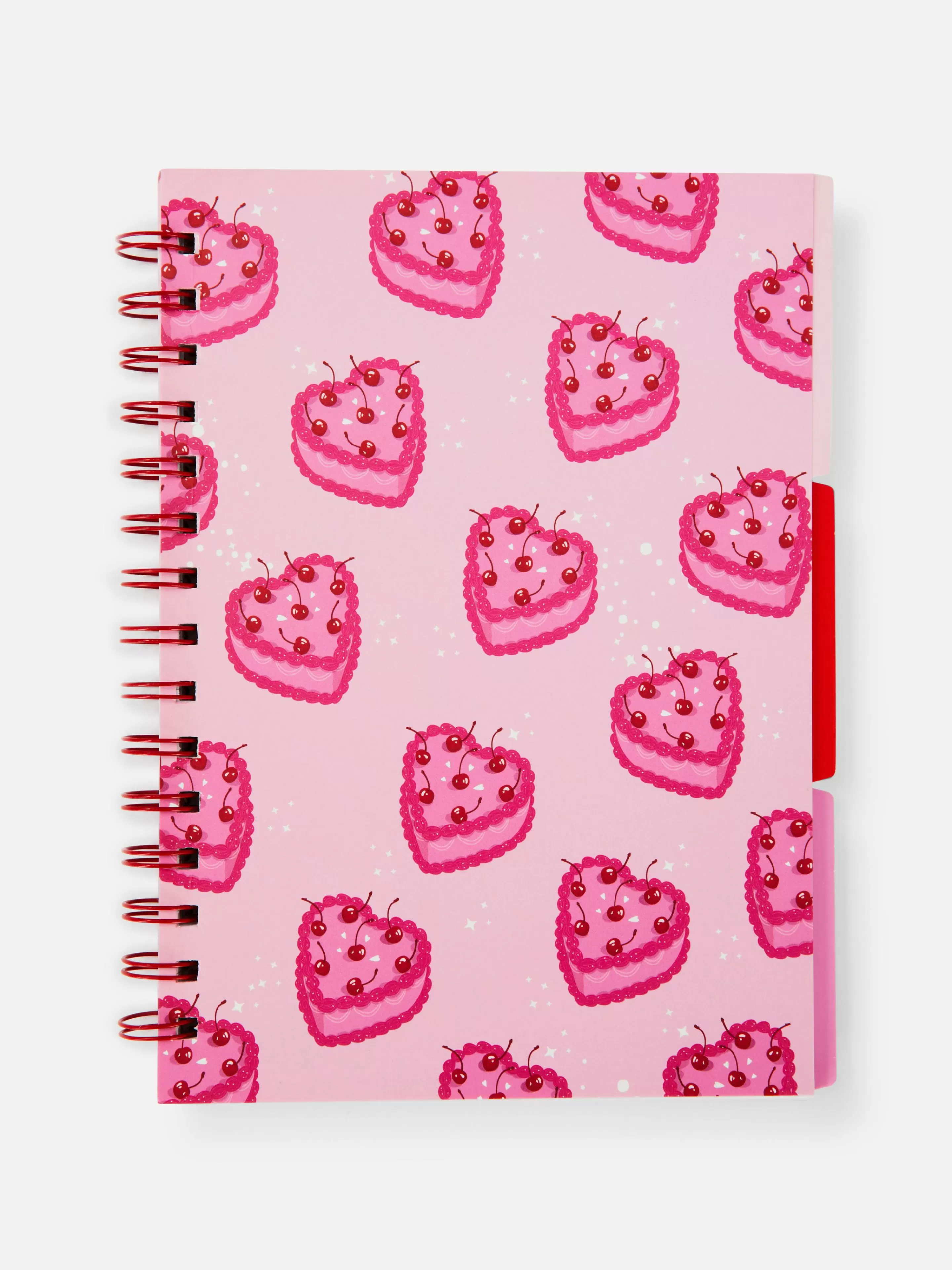 Carnet A5 à Onglet Et Imprimé Gâteau-Primark Outlet
