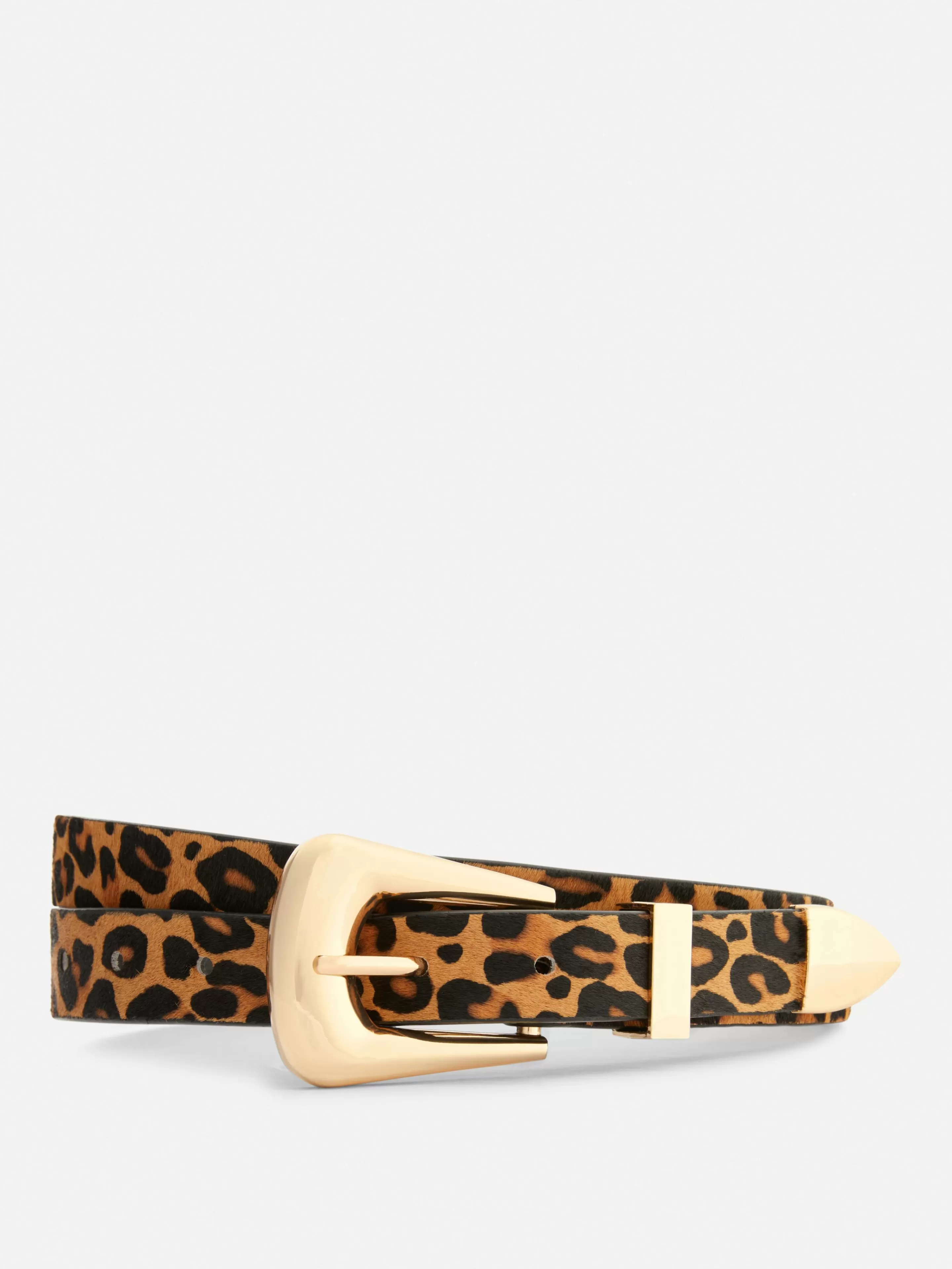 Ceinture Texturée à Motif Léopard-Primark Fashion
