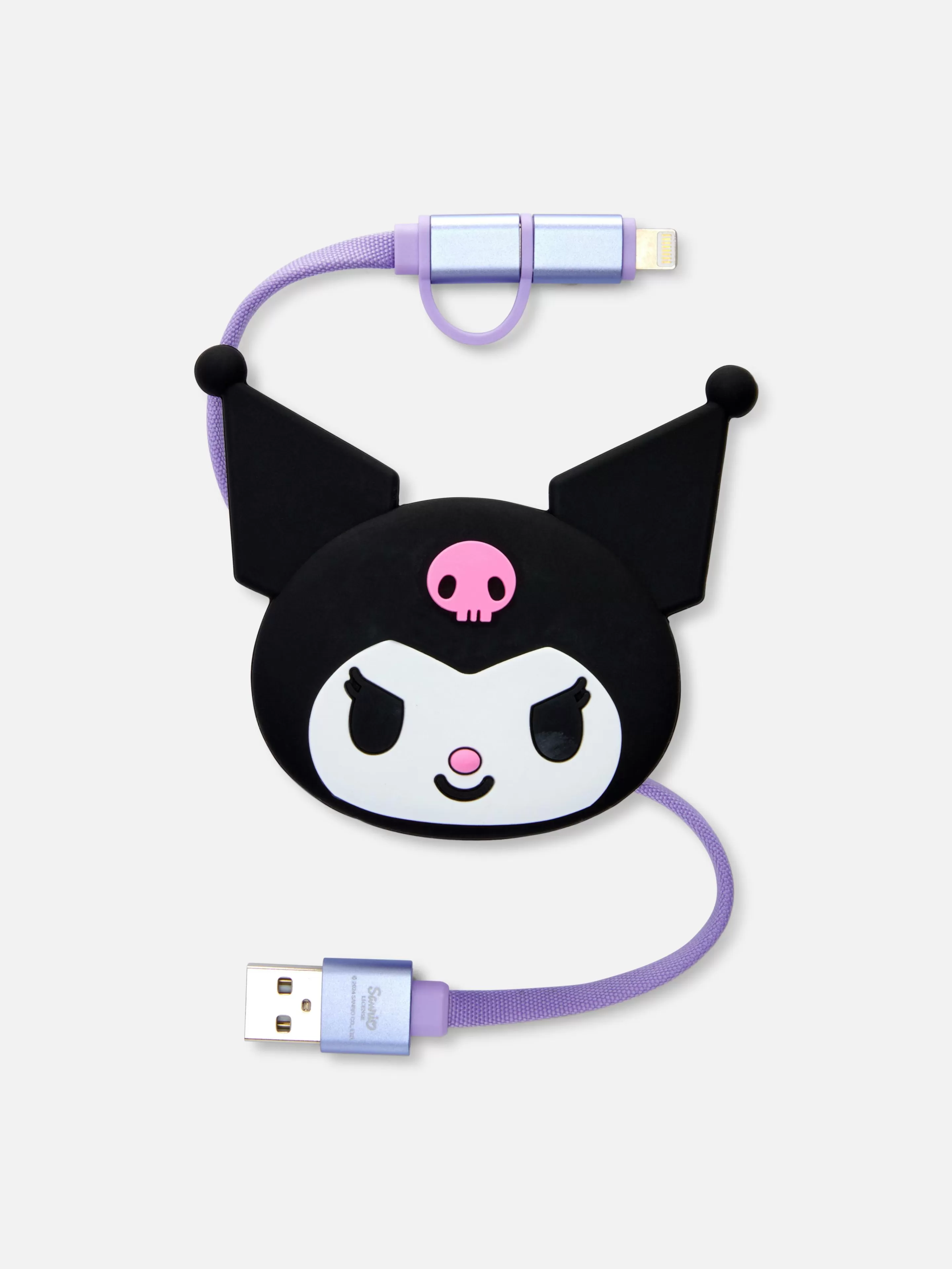 Chargeur Rétractable Hello Kitty Kuromi-Primark Hot