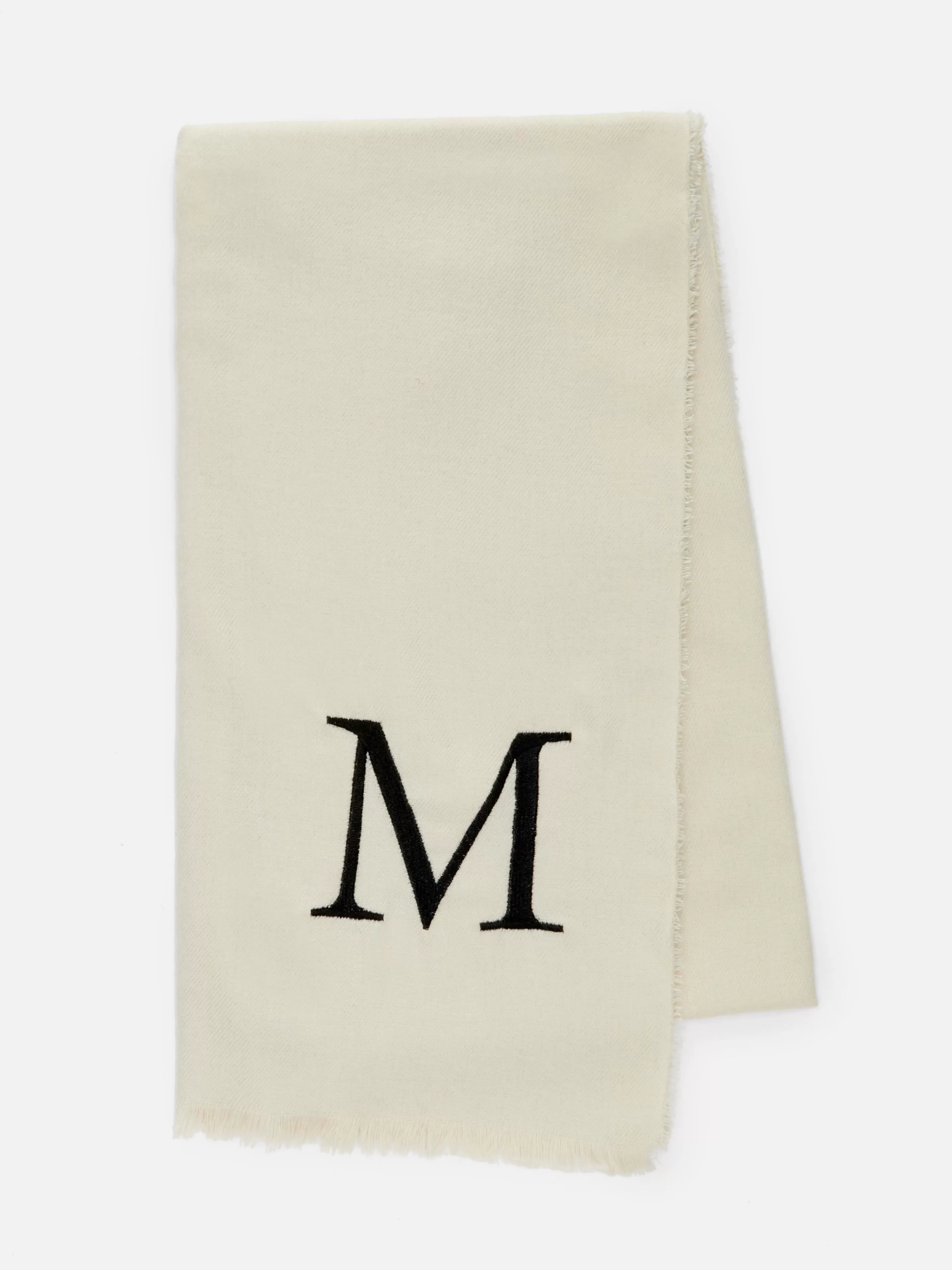 Écharpe Brodée Avec Initiale Monogramme-Primark Shop
