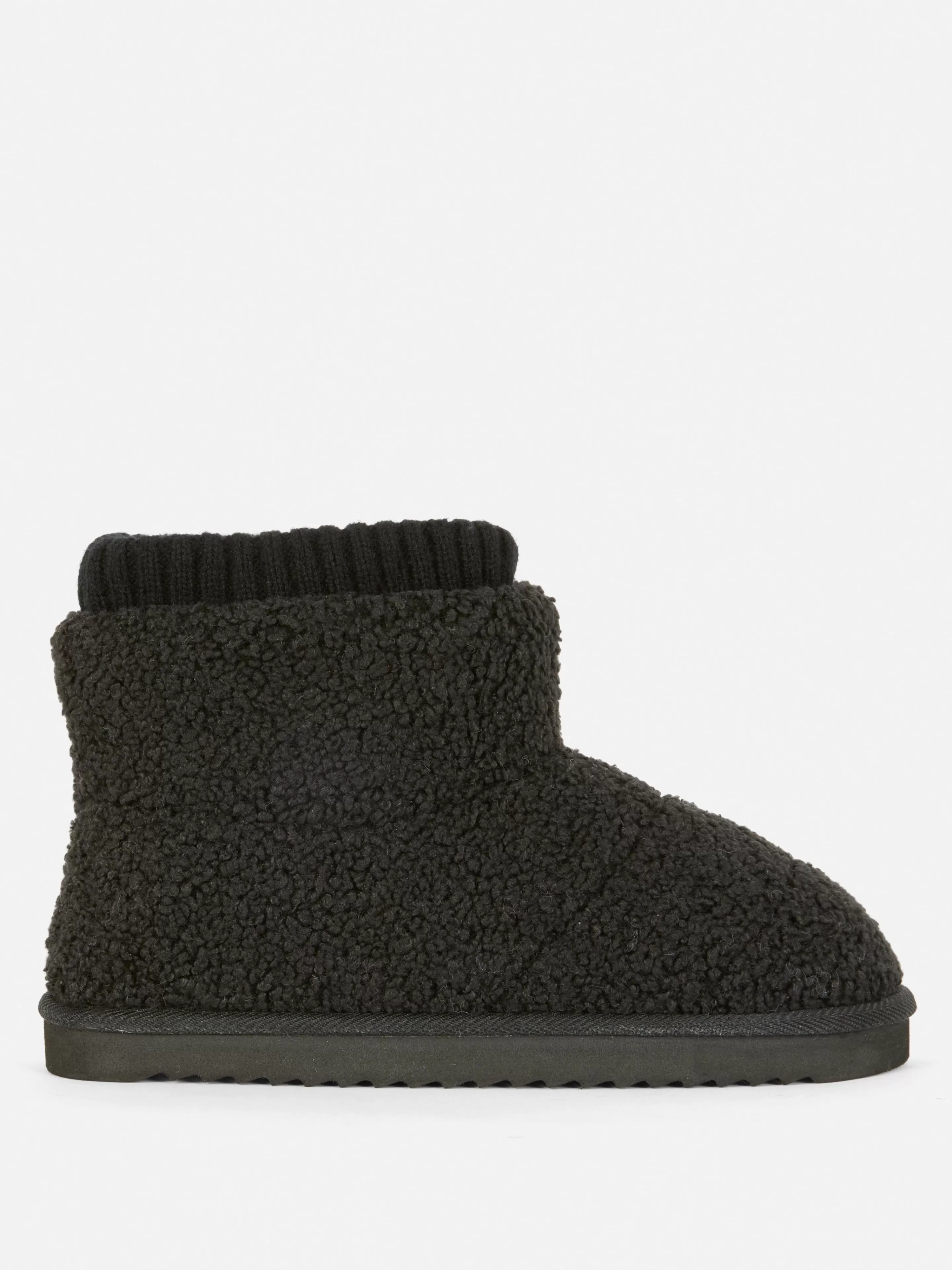 Chaussons Bottines Effet Mouton Retourné-Primark Online