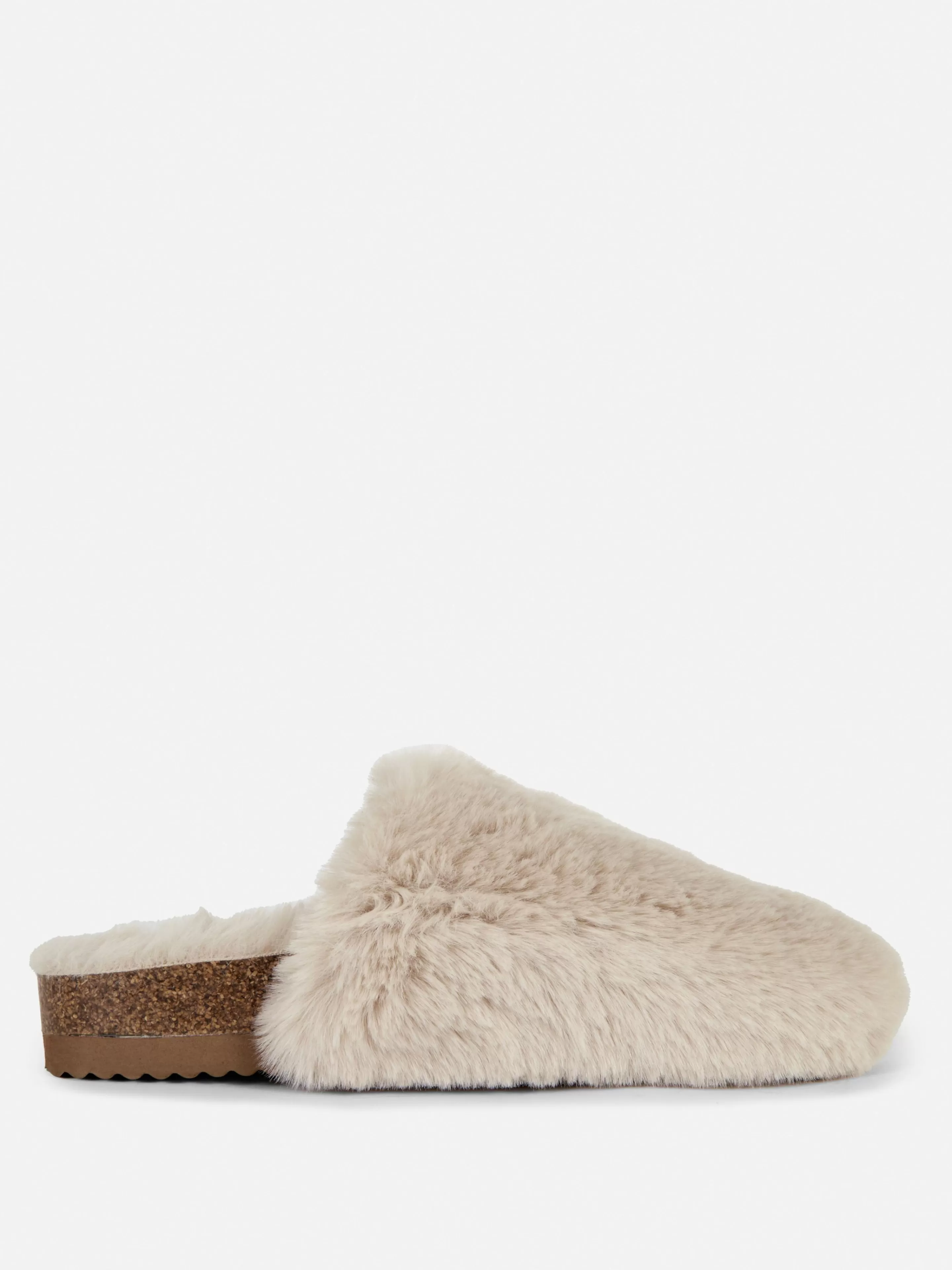 Chaussons Mules Duveteux-Primark New