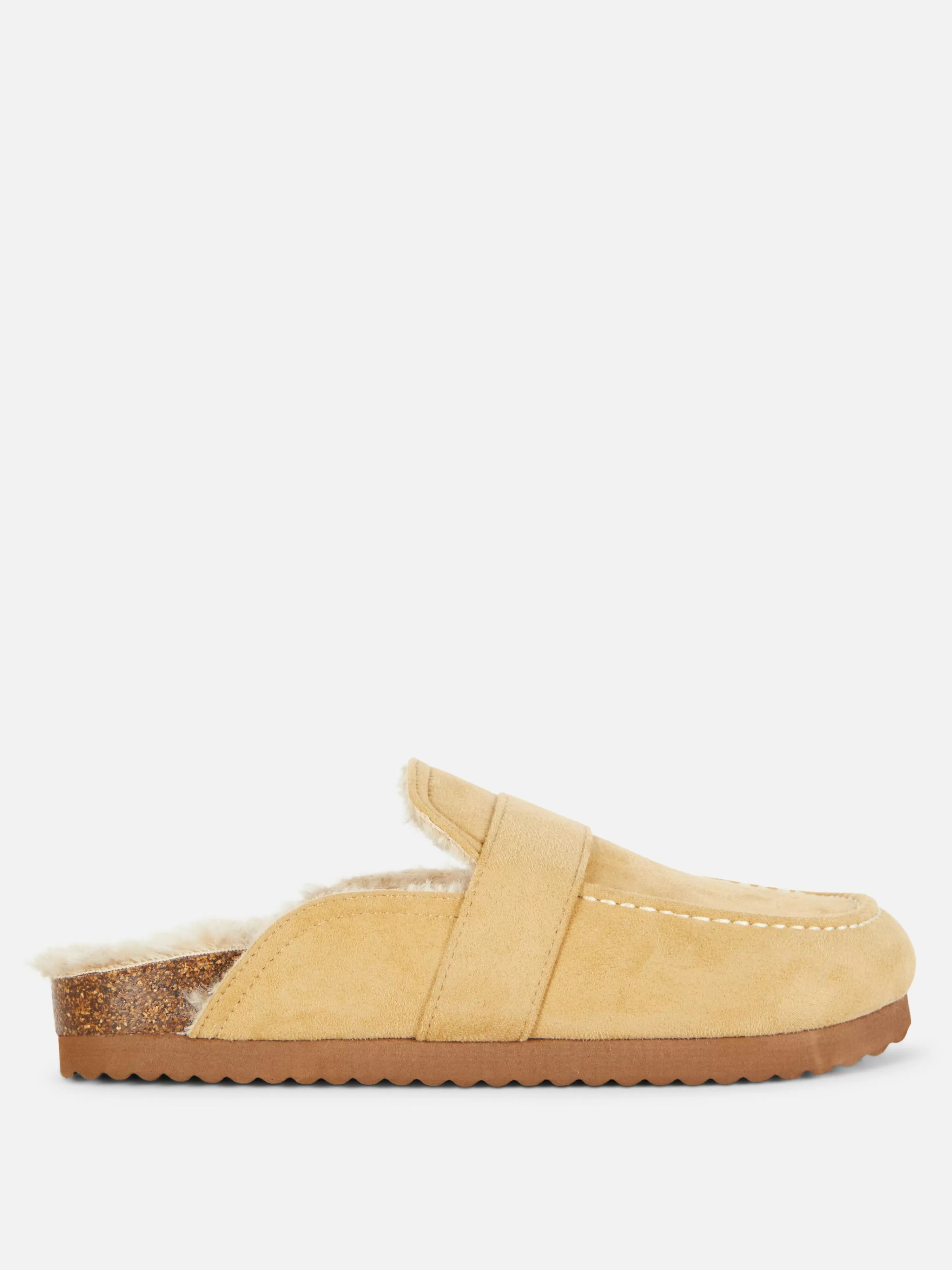 Chaussons Style Mocassins Doublés De Fausse Fourrure-Primark Shop