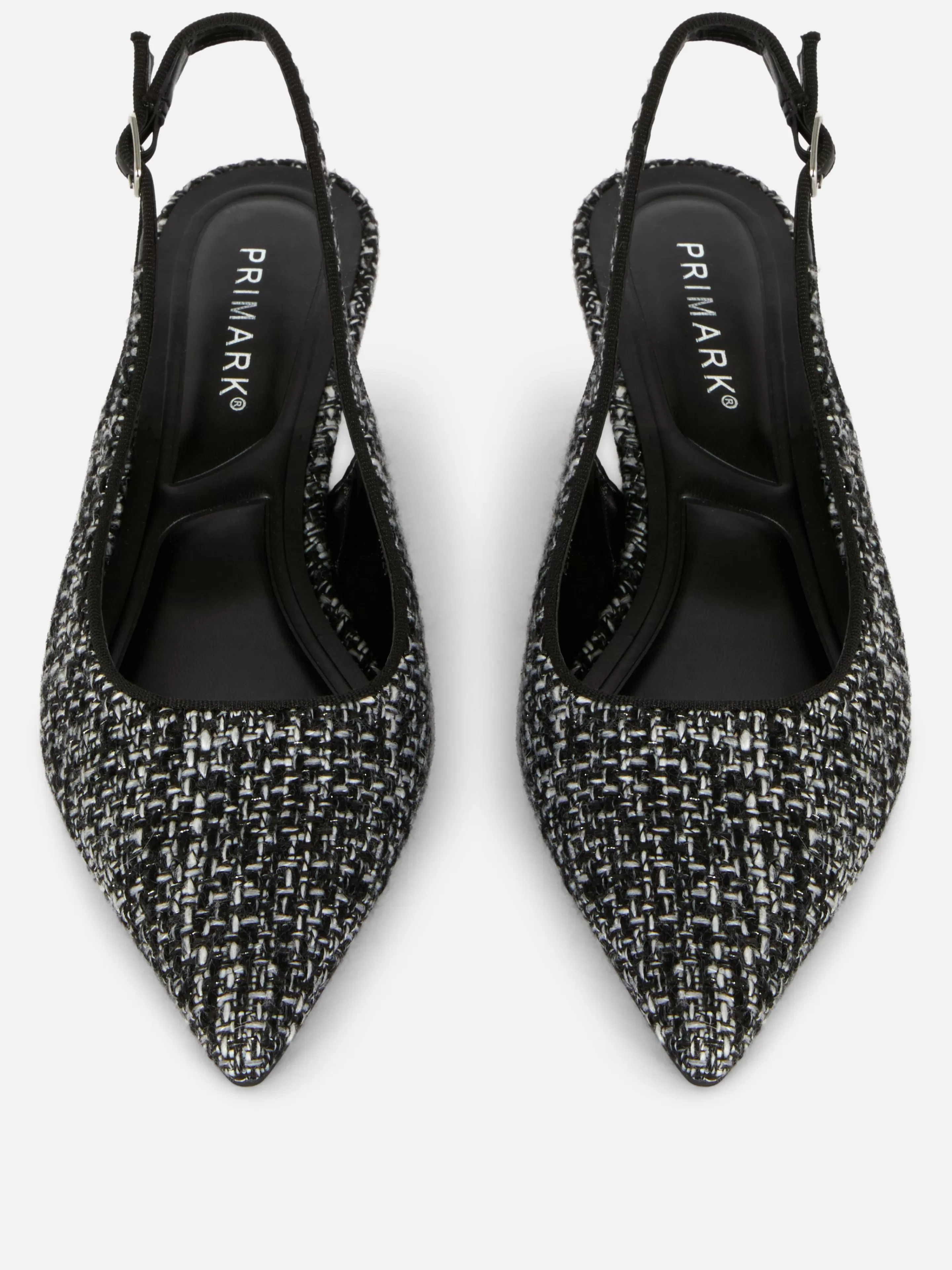 Chaussures à Talon Bas Ouvert Avec Effet Bouclé-Primark Online